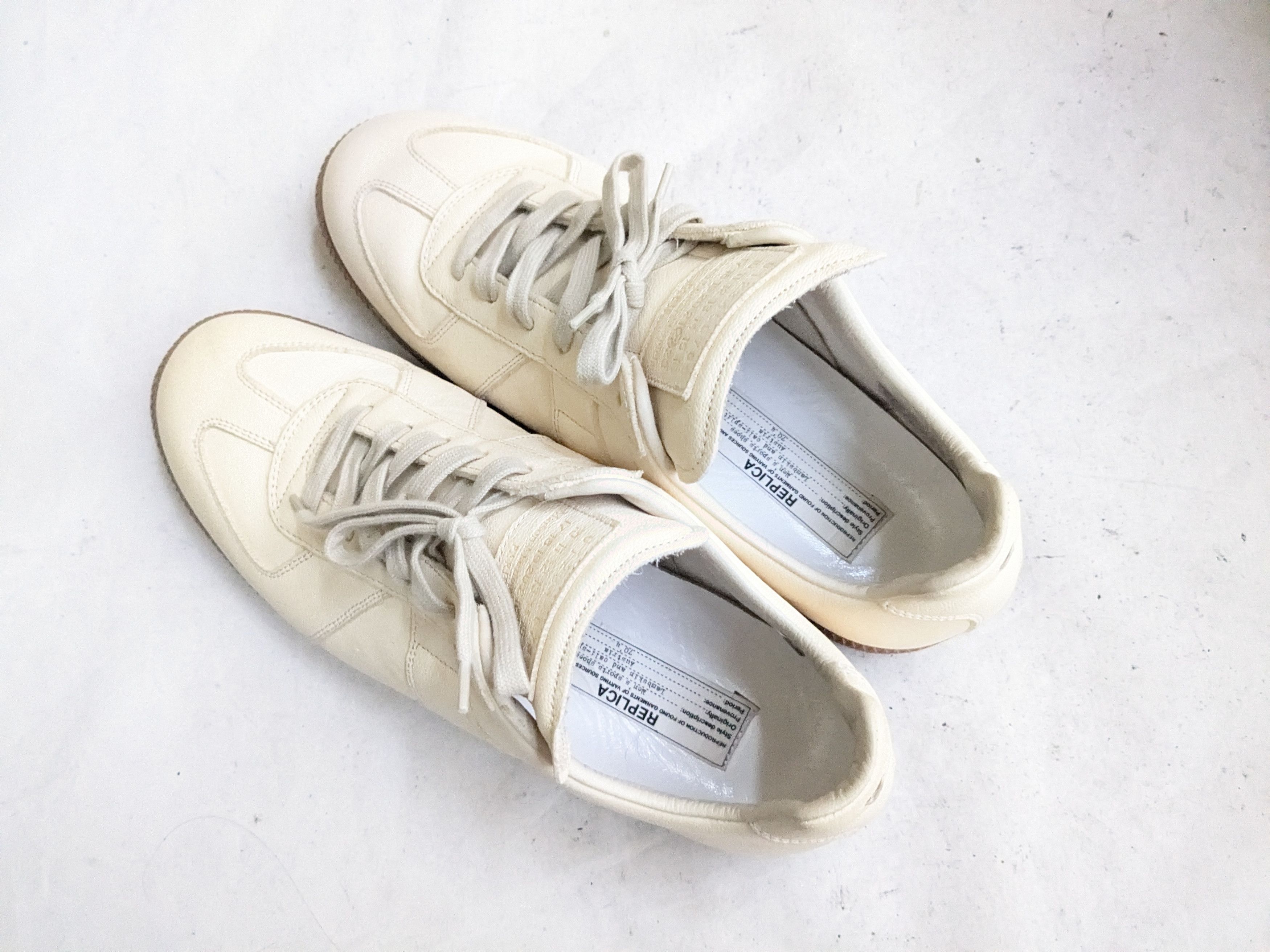 Maison Margiela Maison Margiela Replica GAT Beige Gum 10 43 Low Tops Size US 10 / EU 43 - 16 Thumbnail