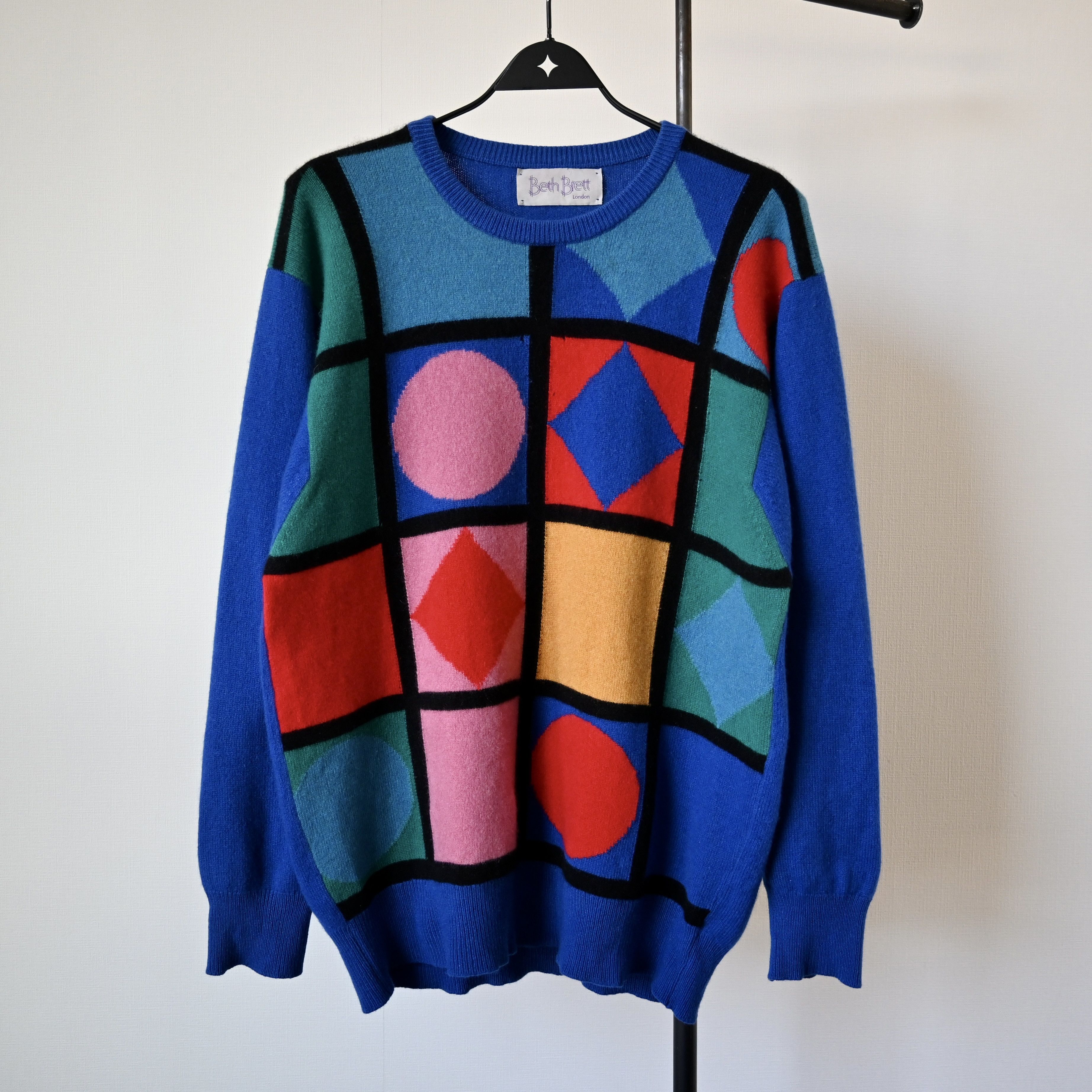 VTG 1980s Beth Brett pure cashmere sweater made in Scotland