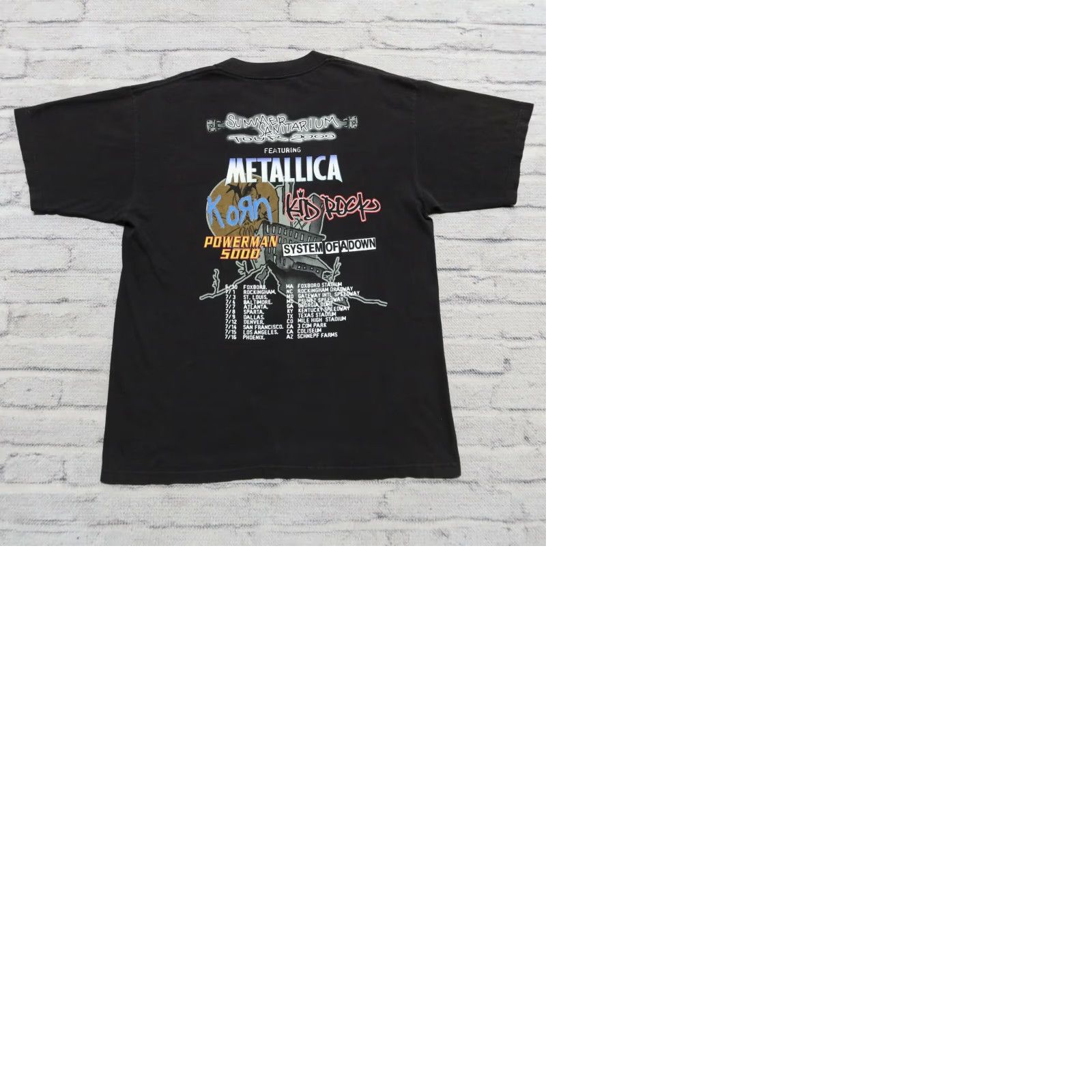Vintage Metallica Summer Sanitarium Tour Shirt XL Black Vintage Giant Size XL Mens Size US XL / EU 56 / 4 - 9 Thumbnail