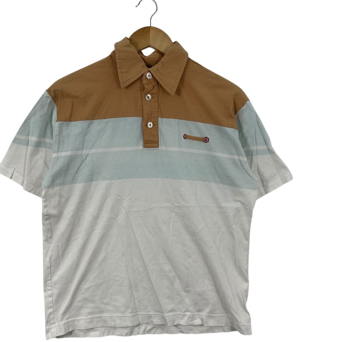 Ocean Pacific Vintage OCEAN PACIFIC OP Surf Hawaii Striped Polo Tee Shirt Size US S / EU 44-46 / 1 - 5 Thumbnail