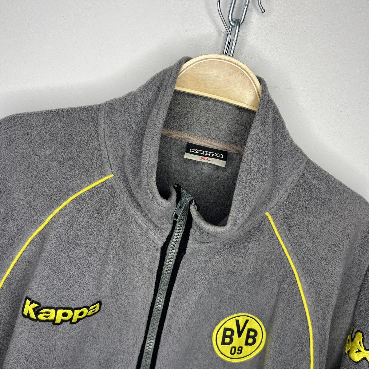 Kappa Vintage Kappa Borussia Dortmund fleece zip Jacket Sweatshirt Size US XL / EU 56 / 4 - 5 Thumbnail
