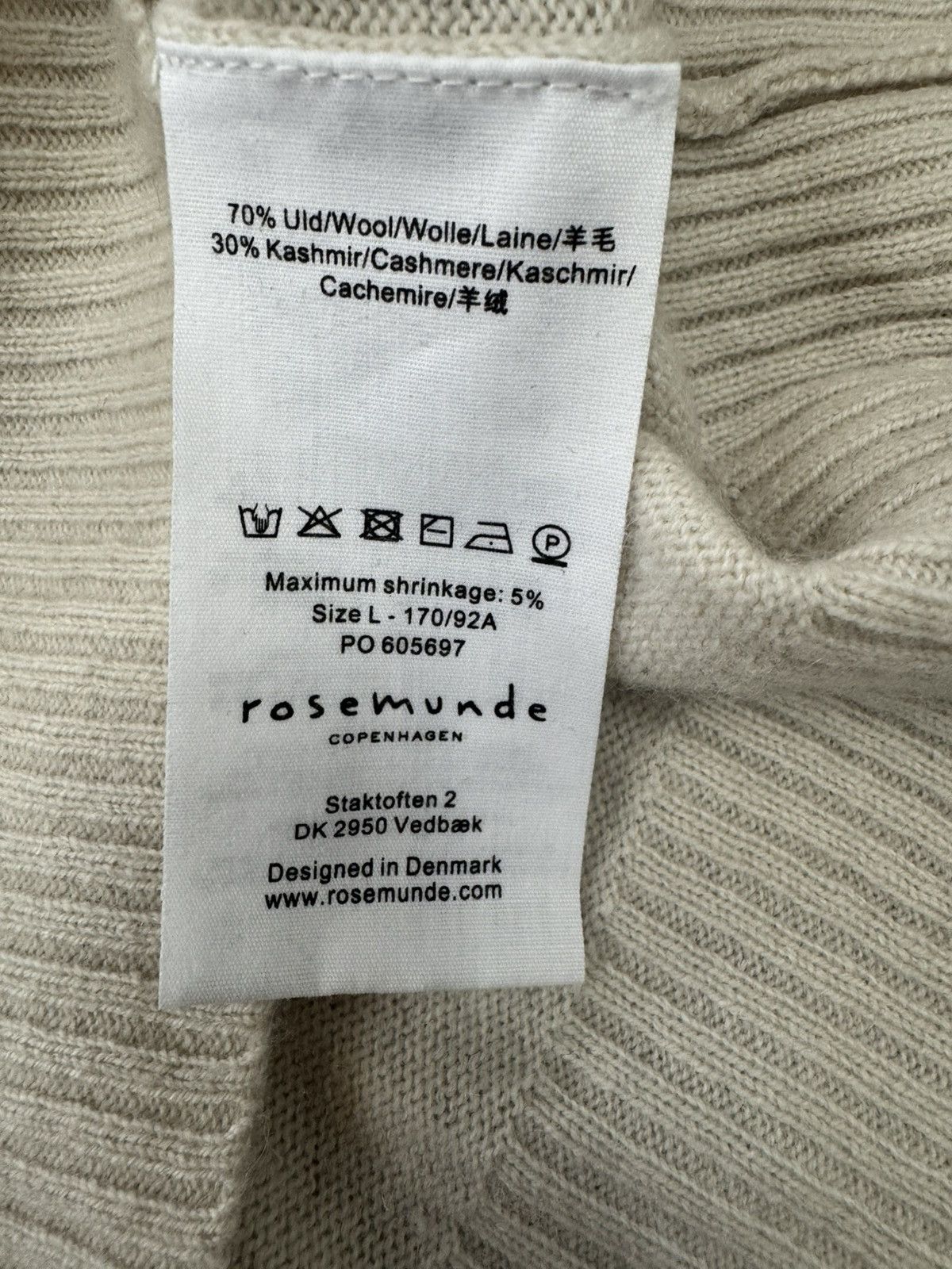 Other Rosemunde Women Knit Sweater Beige Size L Size L / US 10 / IT 46 - 5 Thumbnail