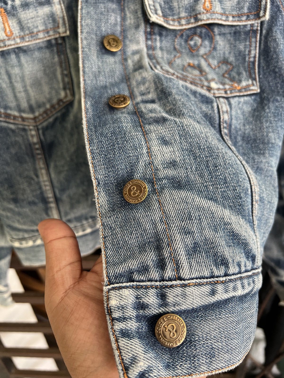 Dolce & Gabbana Dolce & Gabanna sherpa lined denim western trucker jacket Size XS / US 0-2 / IT 36-38 - 17 Thumbnail
