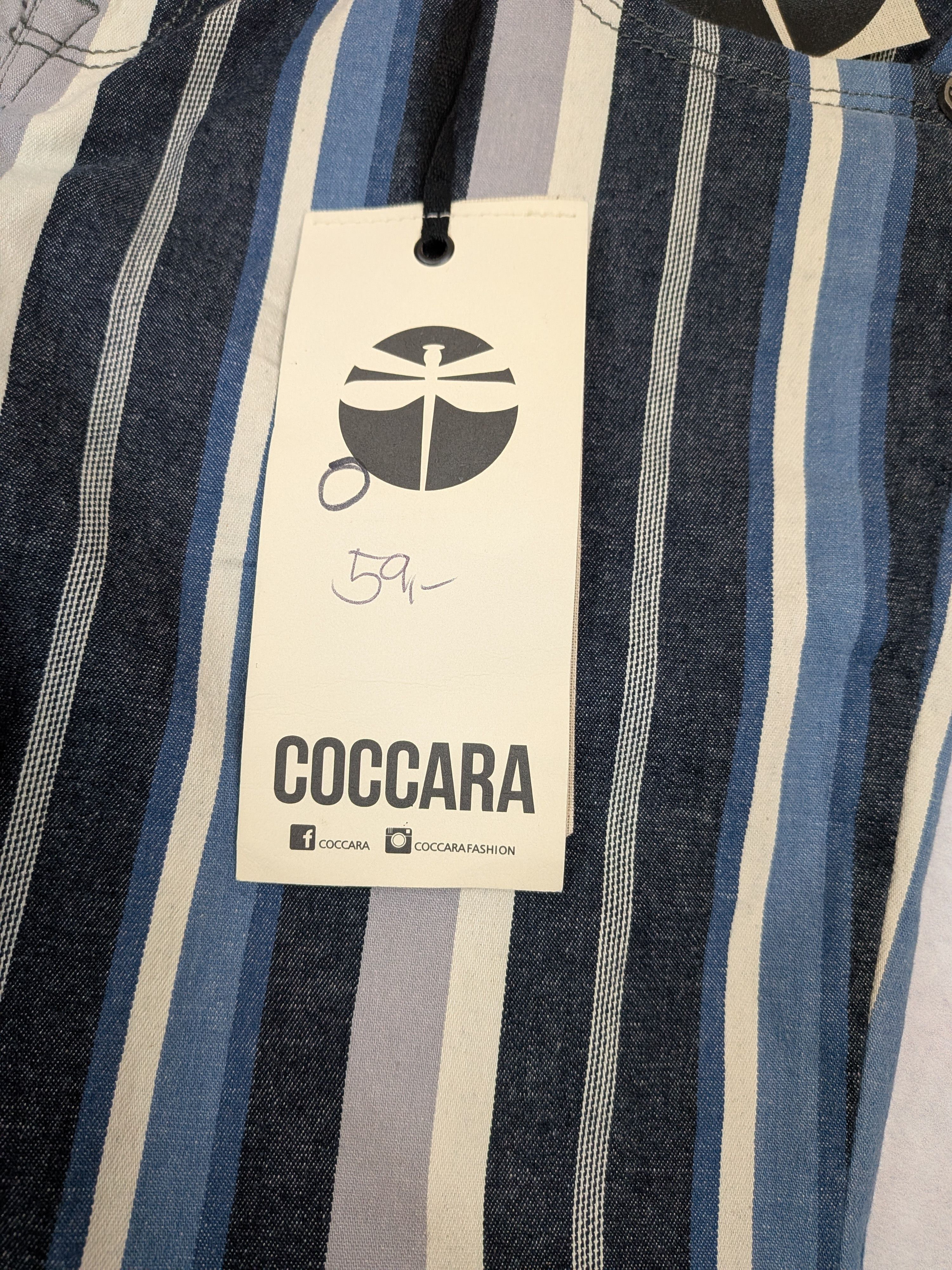 Other COCCARA Women Low Rise Skinny Stripes Jeans Handmade Size 27 Size 27" / US 4 / IT 40 - 9 Thumbnail