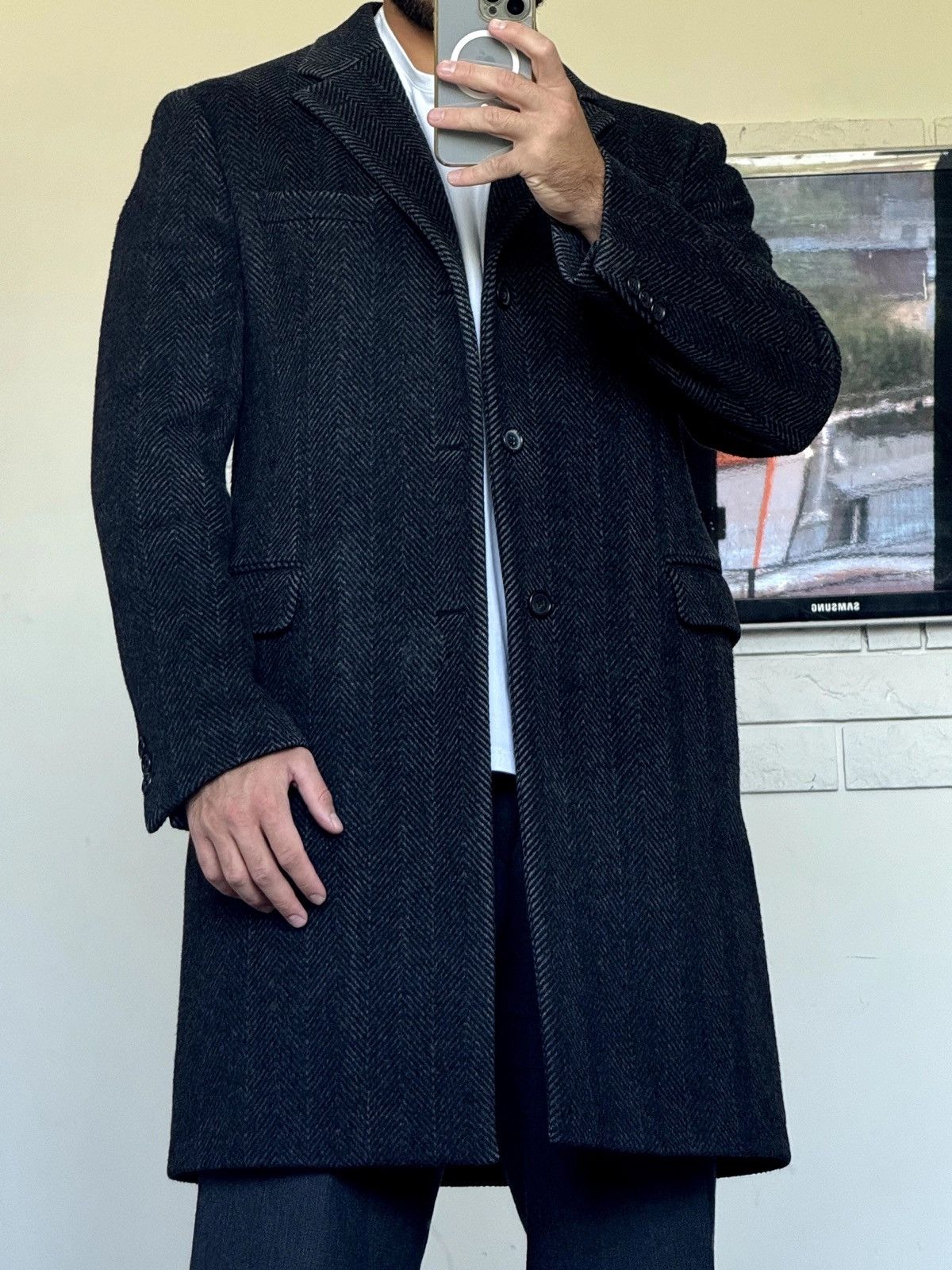 Prada 3500$ Prada FW18 wool and alpaca coat Size US L / EU 52-54 / 3 - 1 Thumbnail