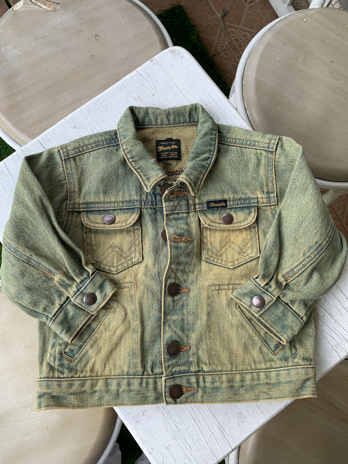 Wrangler Baby Collection Rusty Wrangler Jeans Jacket Size US XXS / EU 40 - 1 Thumbnail