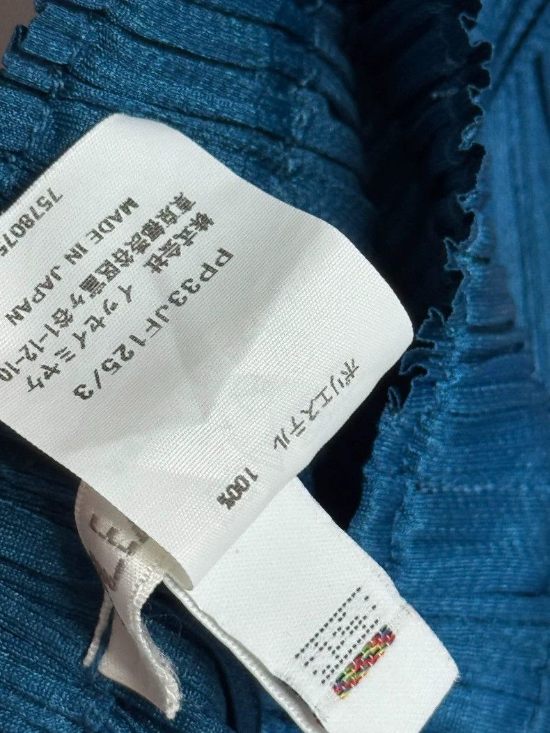 Issey Miyake Issey Miyake size:3 Blue pleated trousers Size 22" - 4 Thumbnail