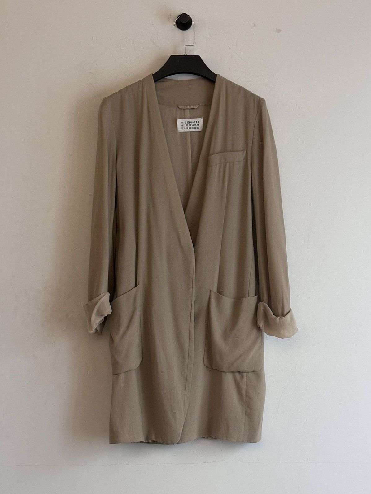 Maison Margiela Maison Martin Margiela｜SS2011 Lightweight Collarless Coat Size S / US 4 / IT 40 - 1 Thumbnail