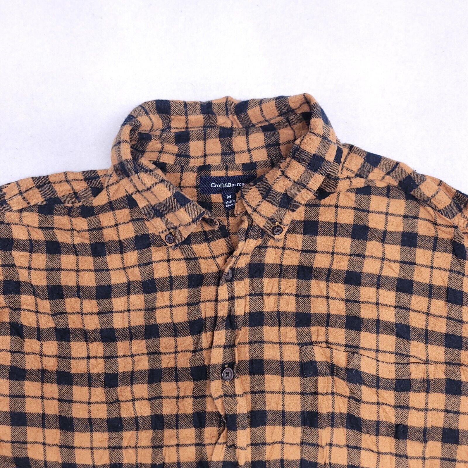 Croft & Barrow Croft & Barrow Tartan Flannel Shirt Mens Size Medium Yellow Size US M / EU 48-50 / 2 - 1 Thumbnail