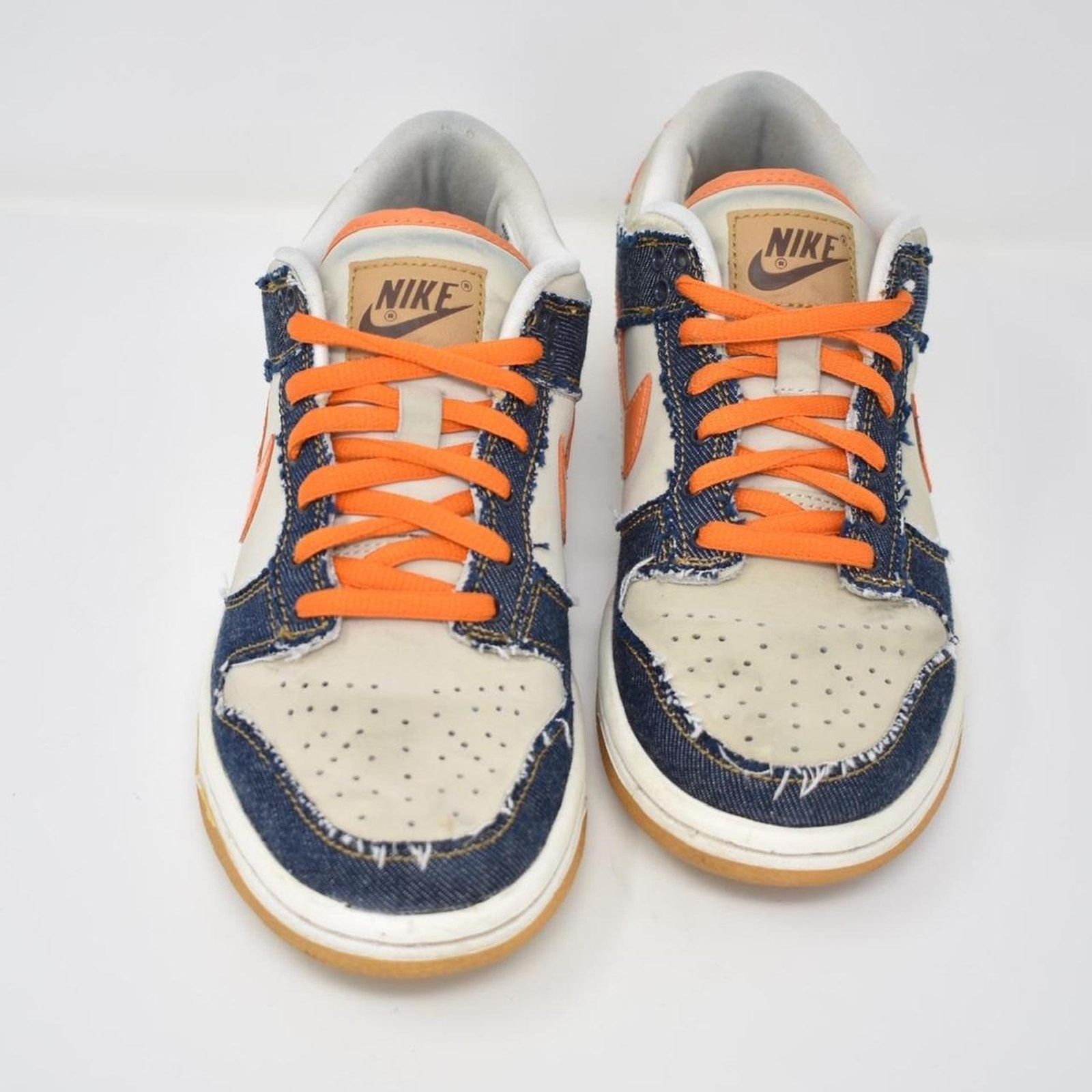 Nike 2007 Nike Dunk Low “Orange Denim” Size US 6 / IT 36 - 3 Thumbnail