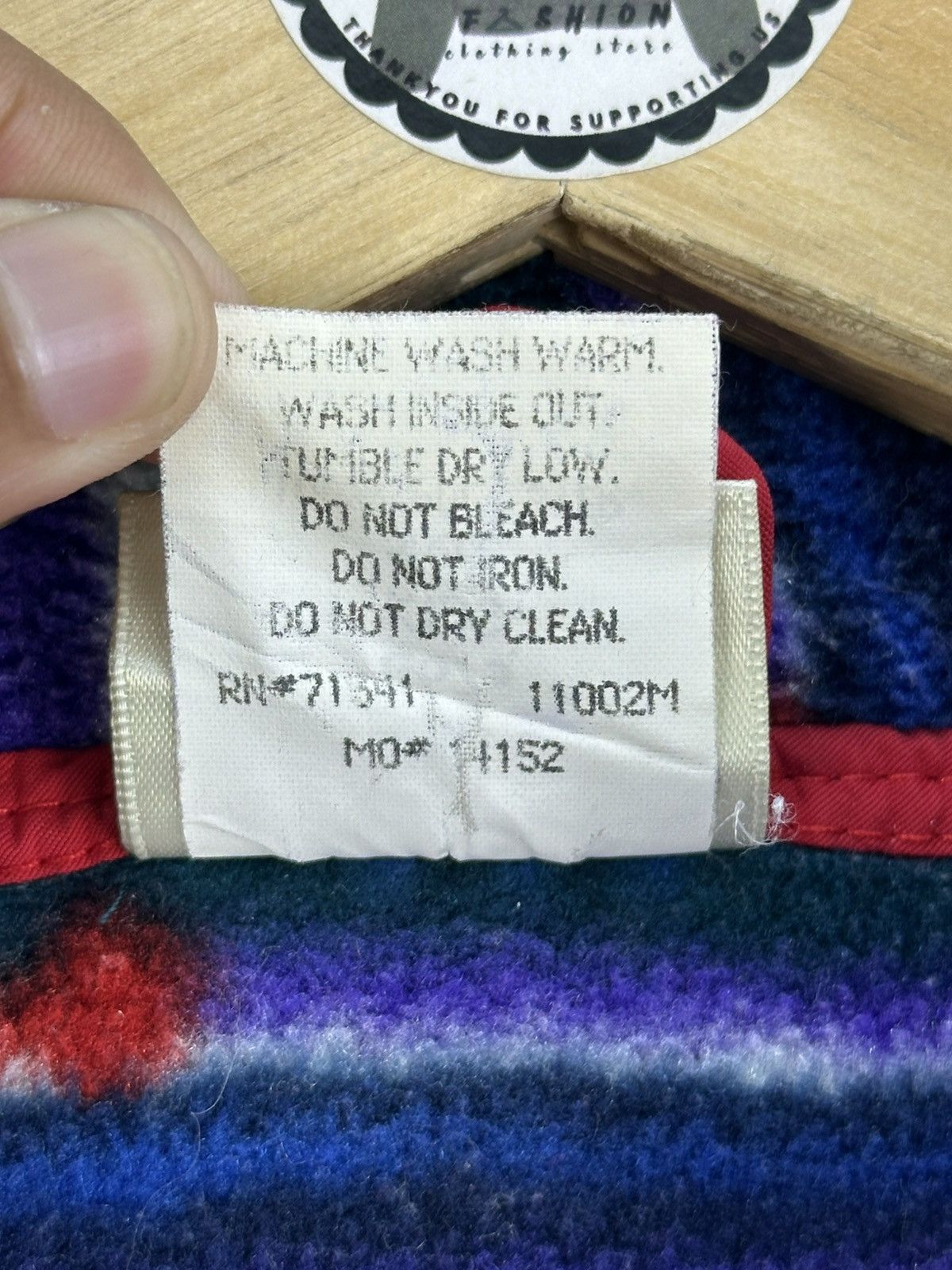 L.L. Bean Vintage 90’s L.L Bean Geo Print Fleece Pullover Jacket Size US M / EU 48-50 / 2 - 13 Thumbnail