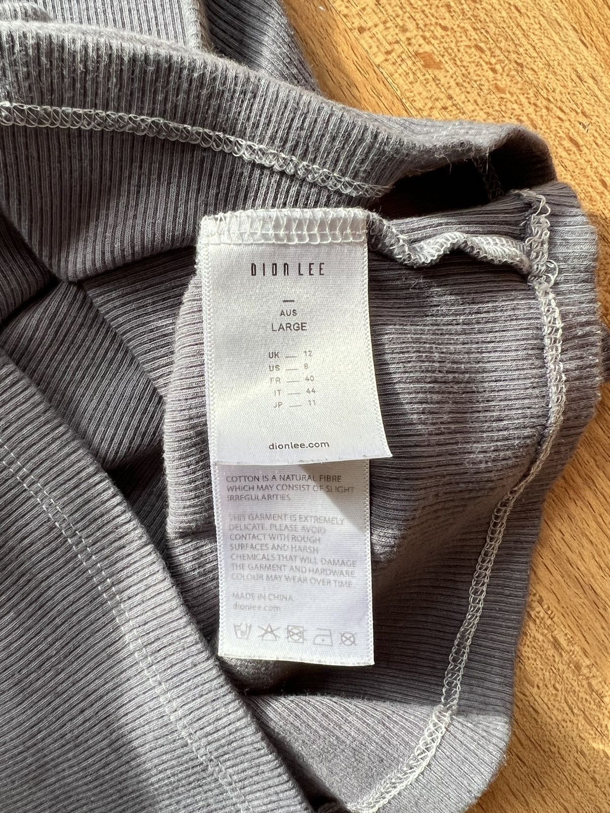 Dion Lee Dion Lee Grey Tank Top with Gold Chain Size US L / EU 52-54 / 3 - 5 Thumbnail