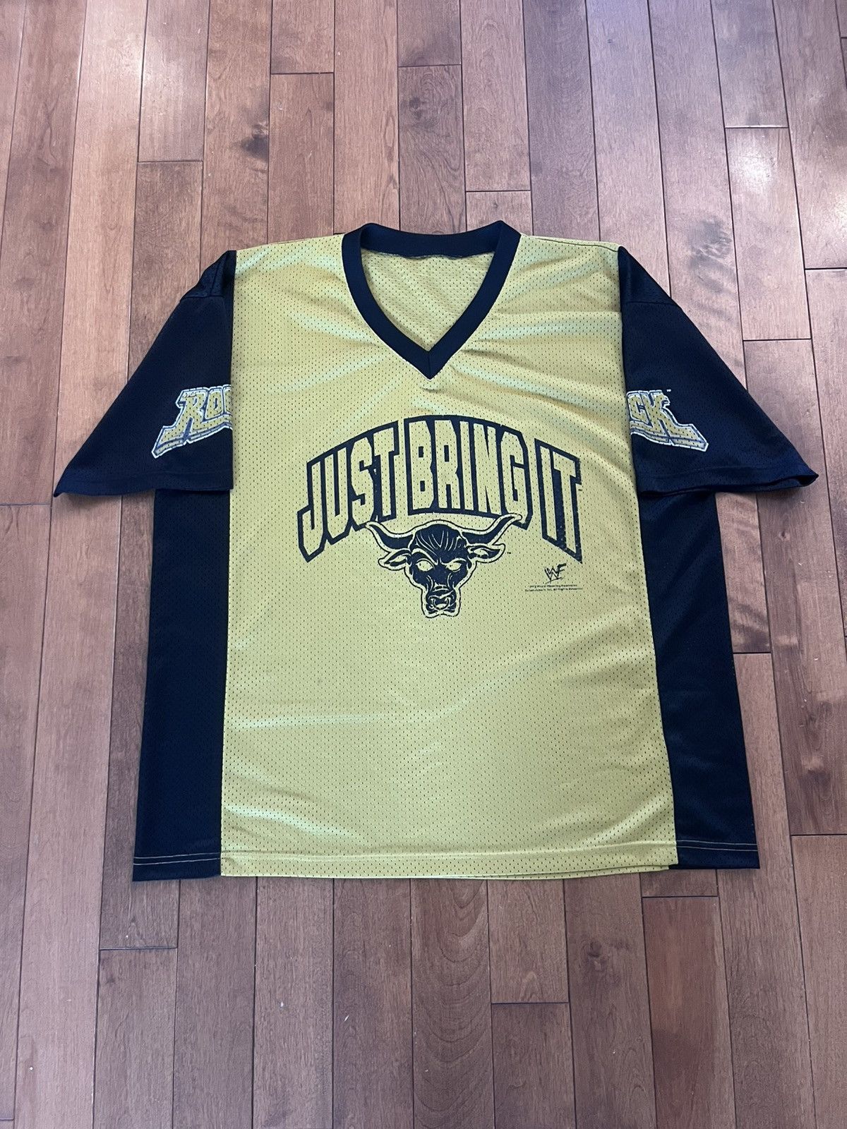 WWF Vintage the rock jersey Size US XL / EU 56 / 4 - 2 Thumbnail