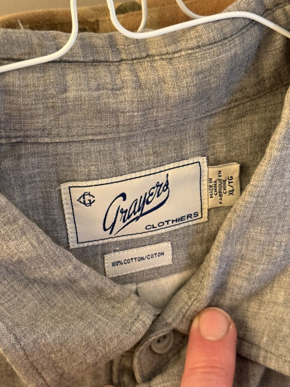 Grayers Hartford Double Cloth Shirt Size US XL / EU 56 / 4 - 2 Thumbnail