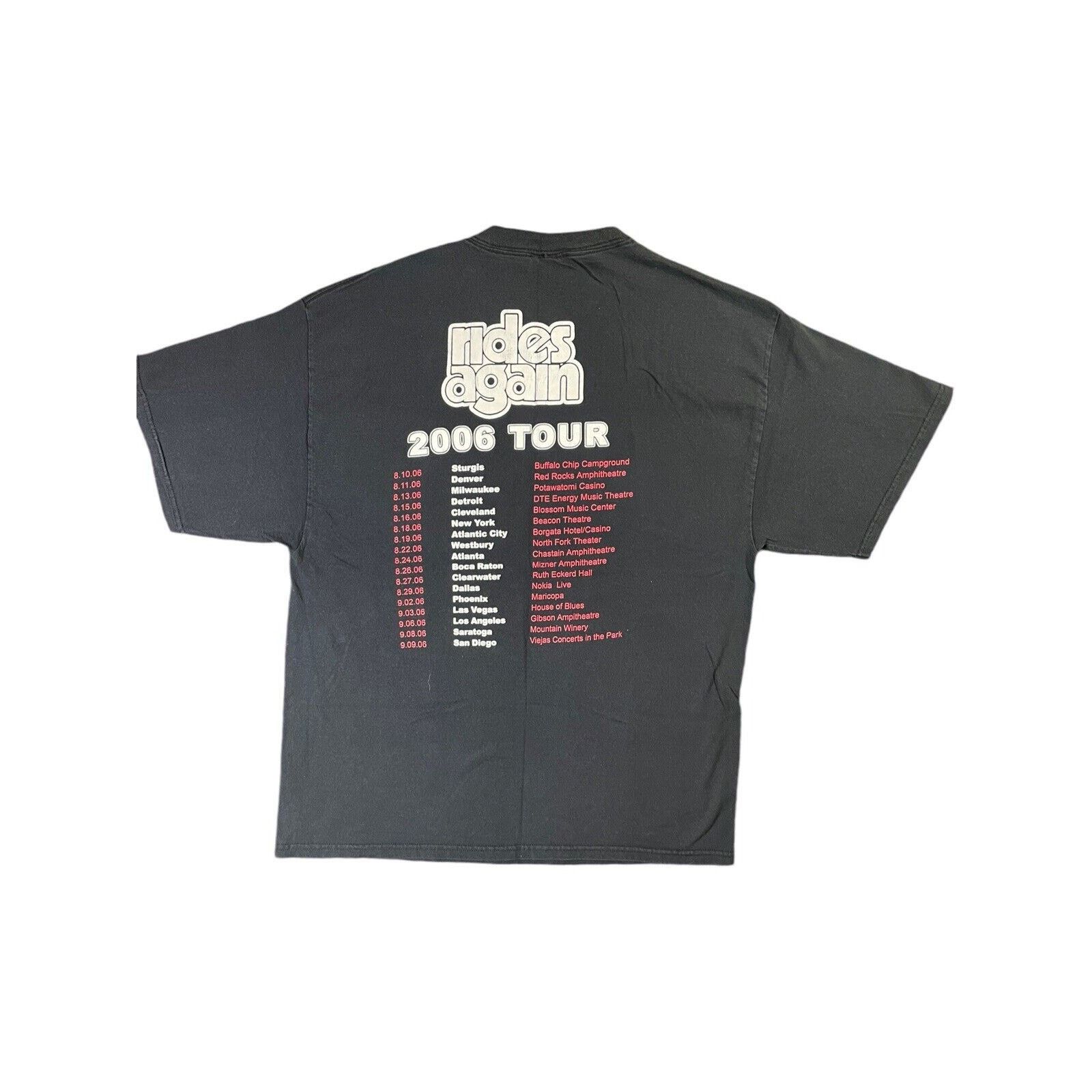 Vintage James Gang Rides Again 2006 Tour Shirt XL Faded Black Shirt Size US XL / EU 56 / 4 - 5 Thumbnail