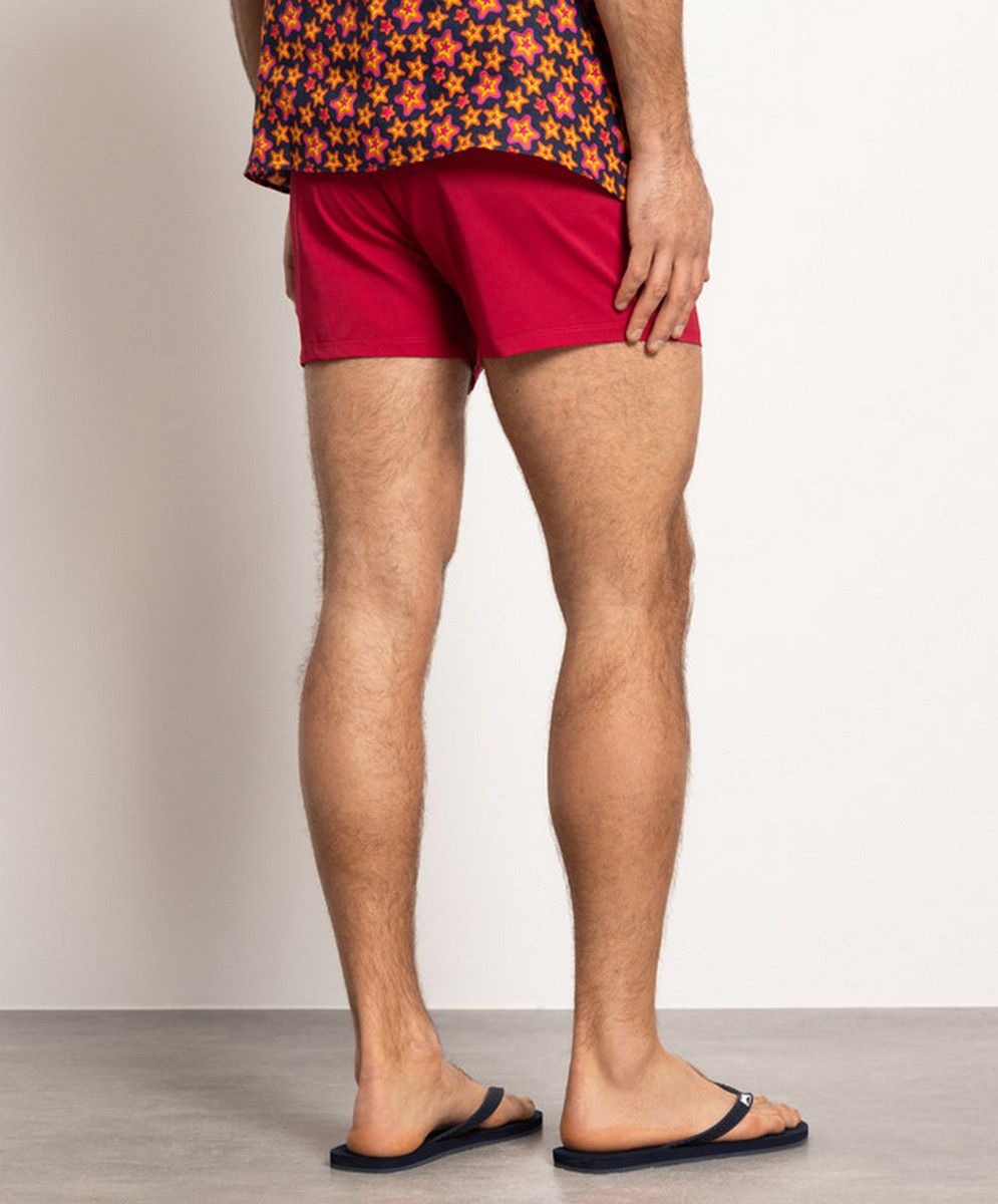 Vilebrequin VILEBREQUIN Massala solid pink fitted stretch swim shorts Size US 32 / EU 48 - 4 Thumbnail