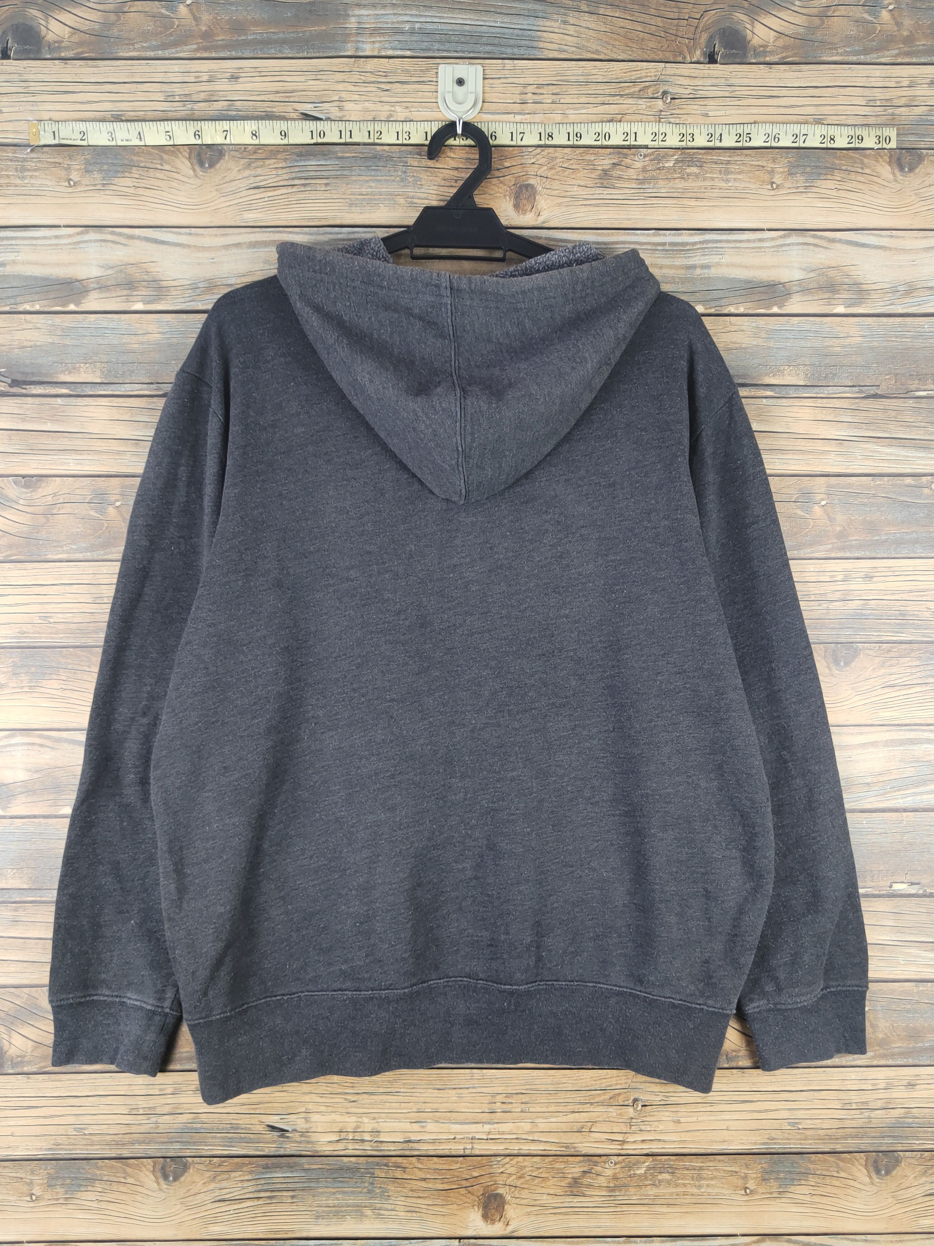Japanese Brand DL Gap Black Hoodie Sweatshirts #1684 Size US M / EU 48-50 / 2 - 8 Thumbnail