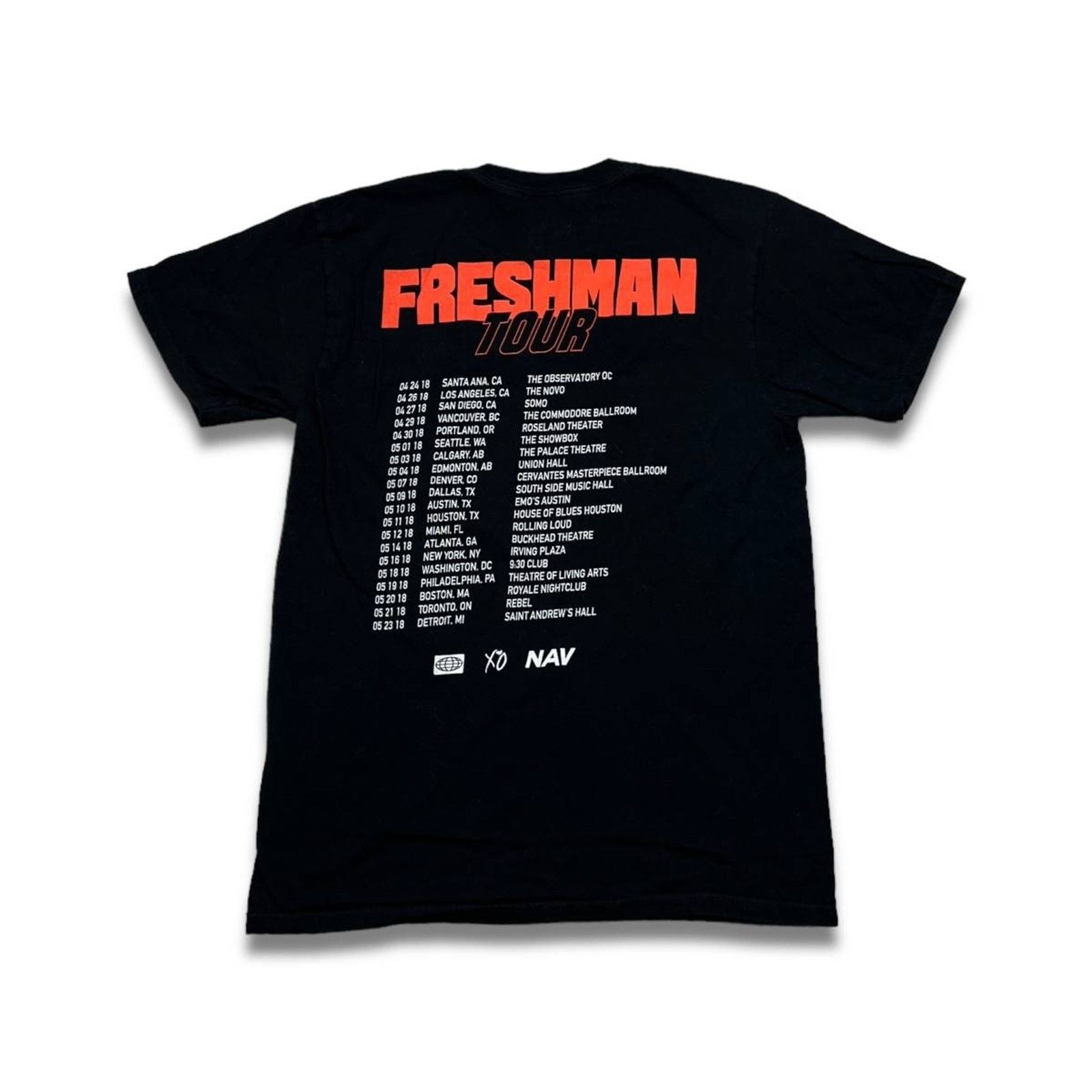 NAV × Rap Tees Nav T Shirt Freshman Tour Graphic Short Sleeve XO Rap Tee Size US M / EU 48-50 / 2 - 3 Thumbnail