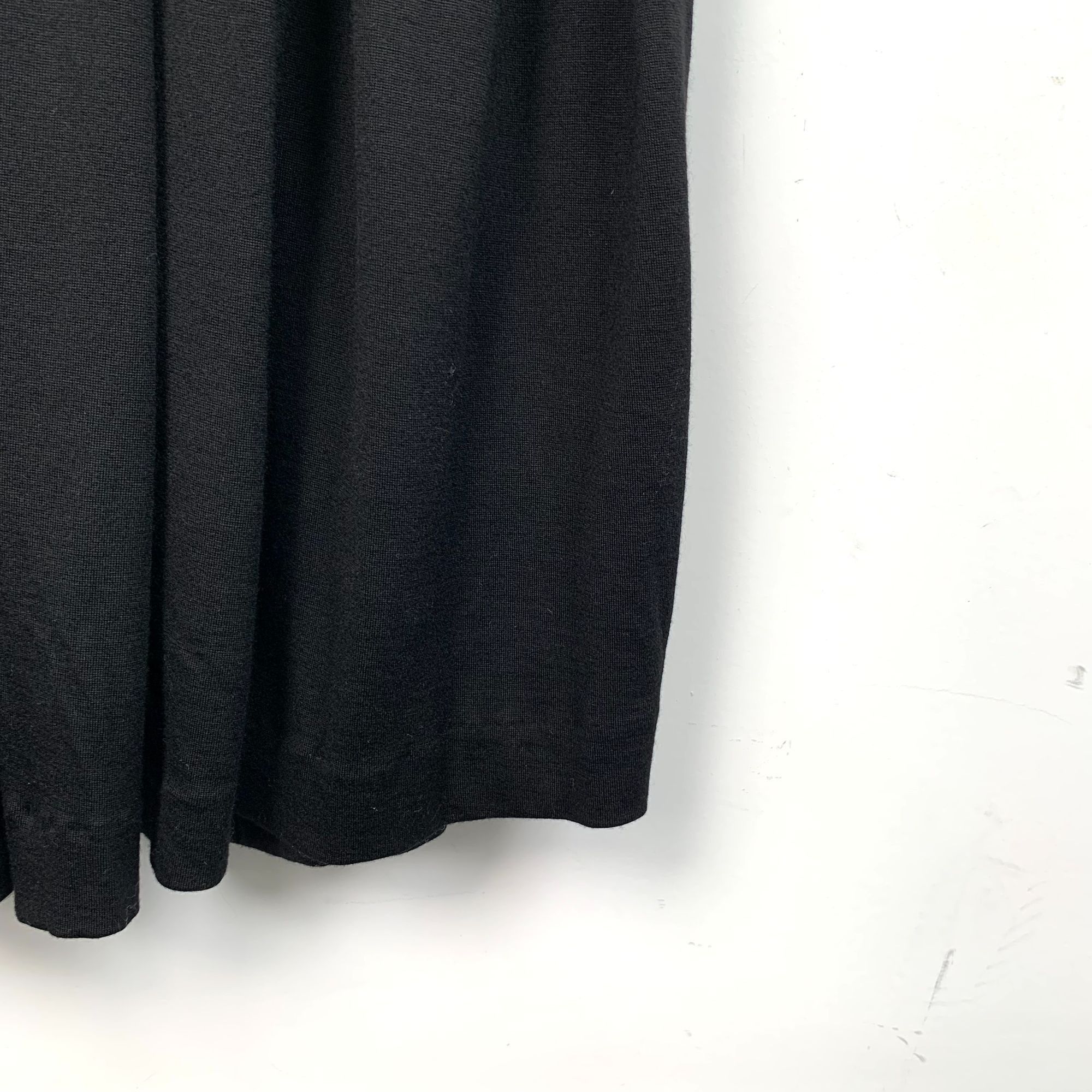 Celine Celine Black Wool Long-Sleeve Dress With Gold Buttons & Carr Size M / US 6-8 / IT 42-44 - 4 Thumbnail