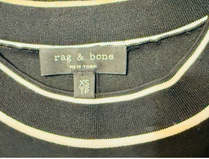 Rag & Bone rag & bone New York Top Size XS Black & White Collar Trim Size XS / US 0-2 / IT 36-38 - 3 Thumbnail