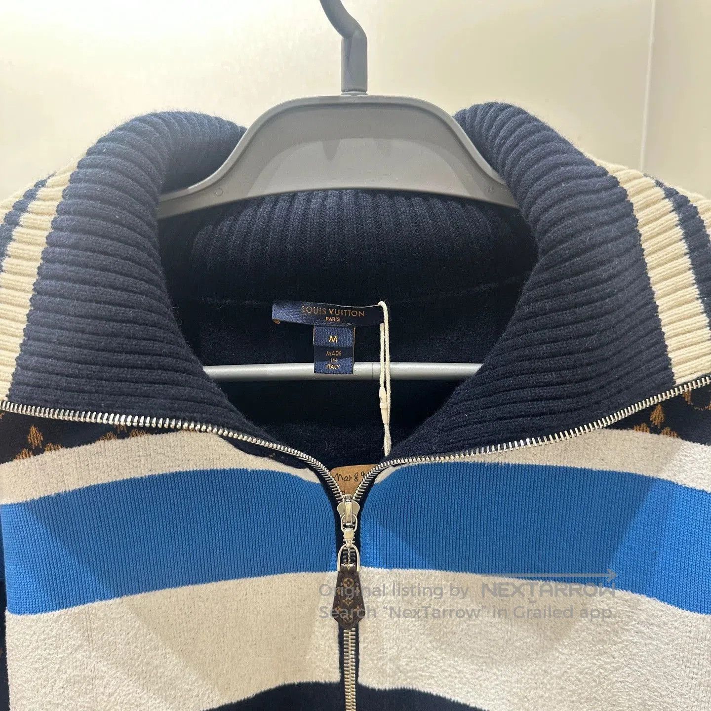Louis Vuitton Multi Color Striped Zip-Up Jacket Size M. Size US M / EU 48-50 / 2 - 3 Thumbnail