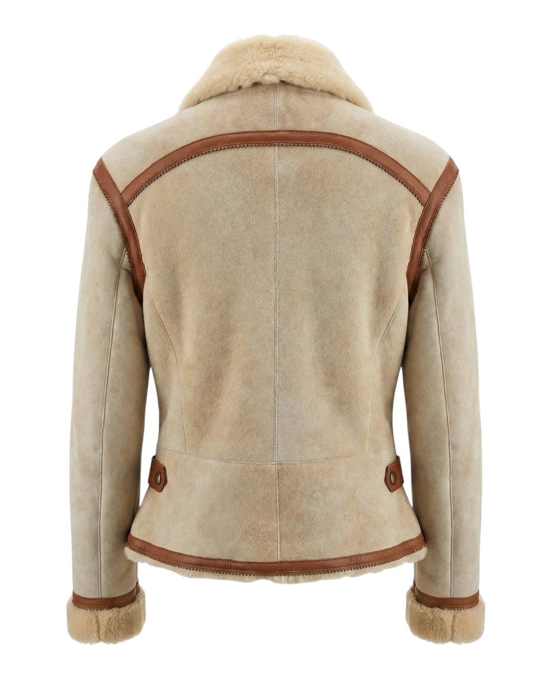 Roberto Cavalli NAPOLEON SHEARLING LEATHER JACKET Size S / US 4 / IT 40 - 2 Thumbnail