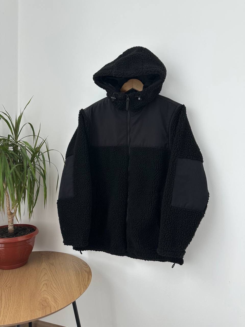 Japanese Brand × Vintage Vintage Teddy Black Fleece Faux Fur Stussy Style Jacket Size US M / EU 48-50 / 2 - 3 Thumbnail