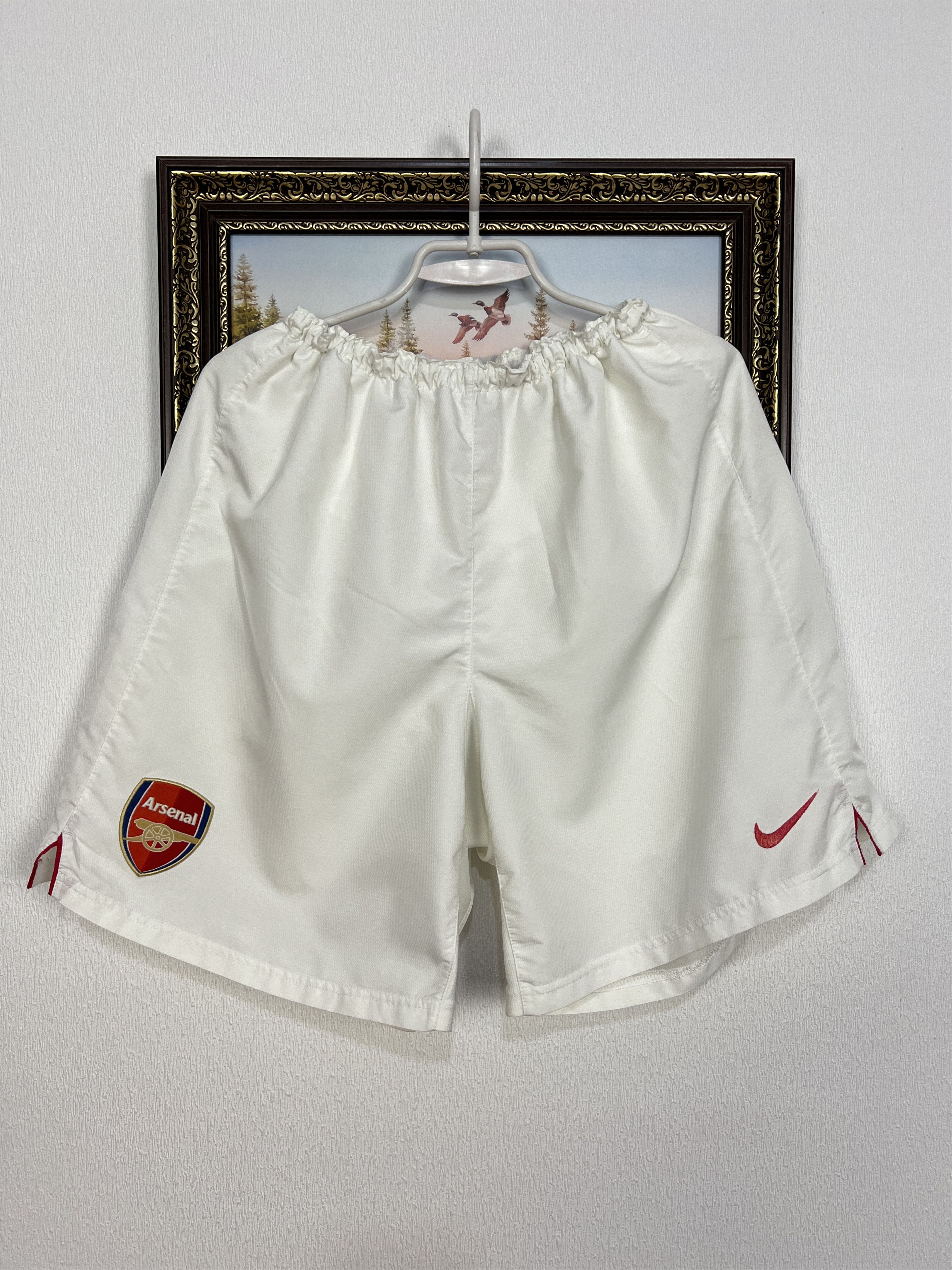 Nike Vintage Arsenal Football Shorts Soccer Track Gunners Rare Size US 34 / EU 50 - 1 Thumbnail
