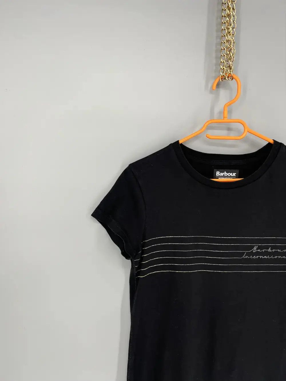Barbour Vintage Y2K Barbour International T-shirt Streetwear Style Size S / US 4 / IT 40 - 6 Thumbnail