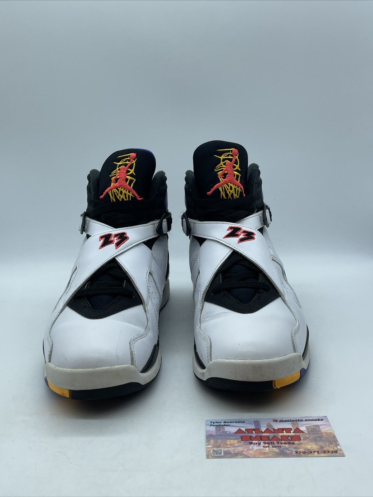 Jordan Brand Air Jordan 8 Three-peat Size US 8.5 / EU 41-42 - 2 Thumbnail