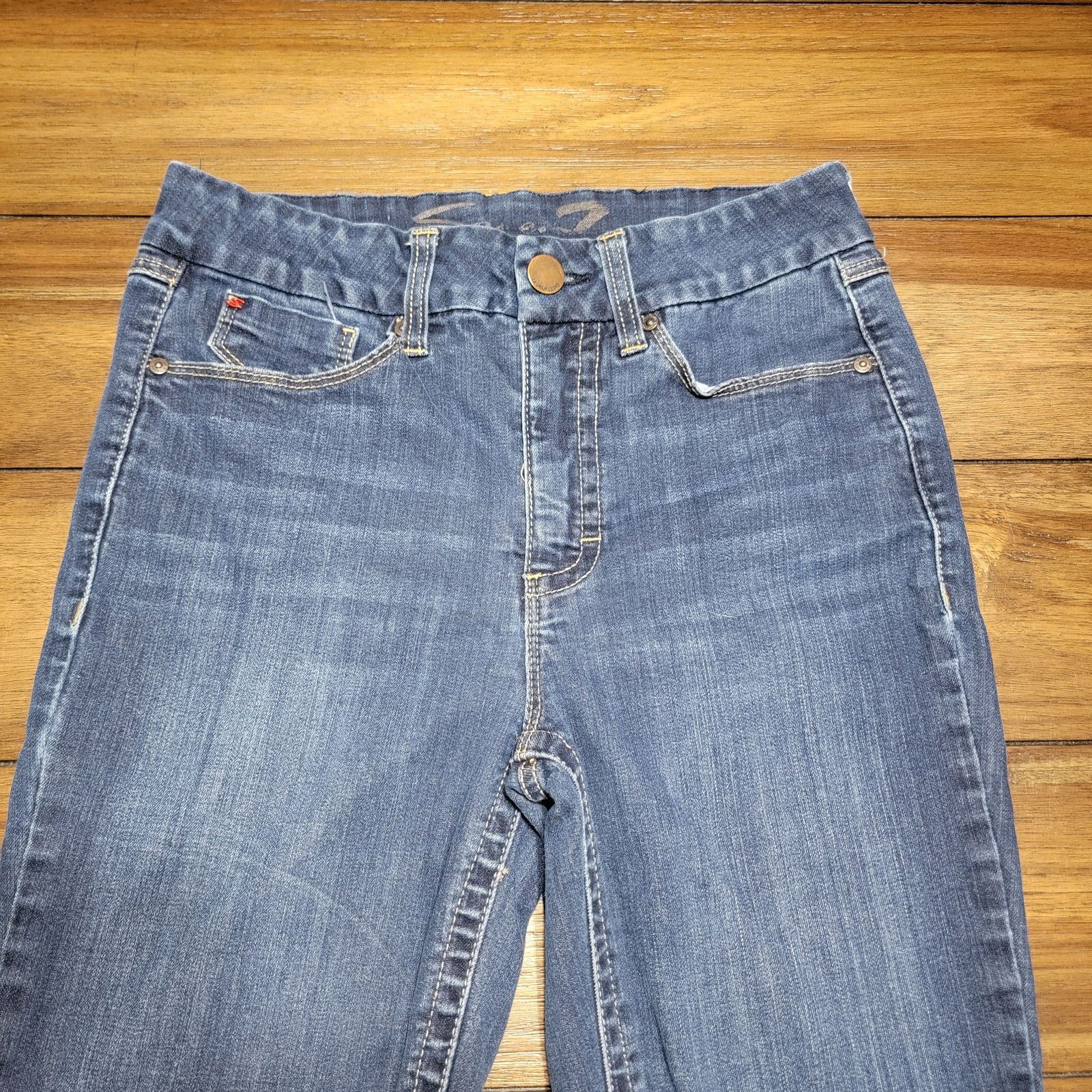 Seven 7 Seven7 Dark Wash Straight Denim Jeans - Size 10 Size 32" / US 10 / IT 46 - 2 Thumbnail