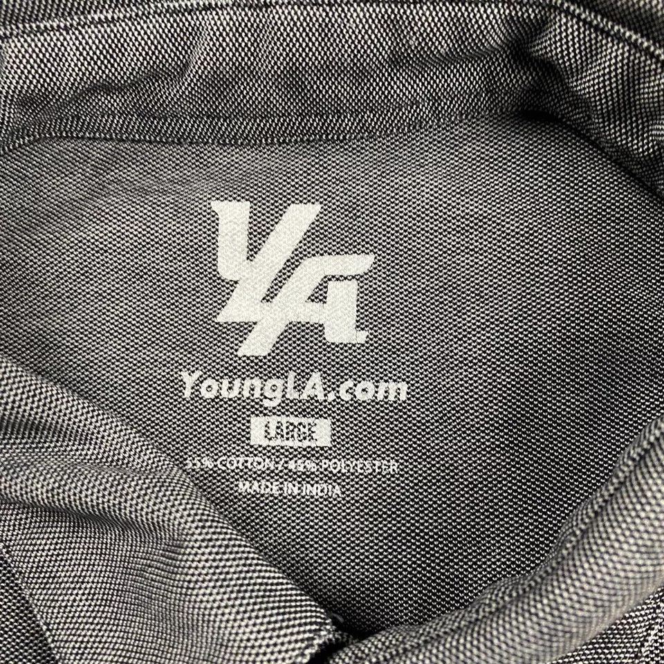 Other Youngla Shirt Men's Large Gray Button Up Long Sleeve L Size US L / EU 52-54 / 3 - 3 Thumbnail
