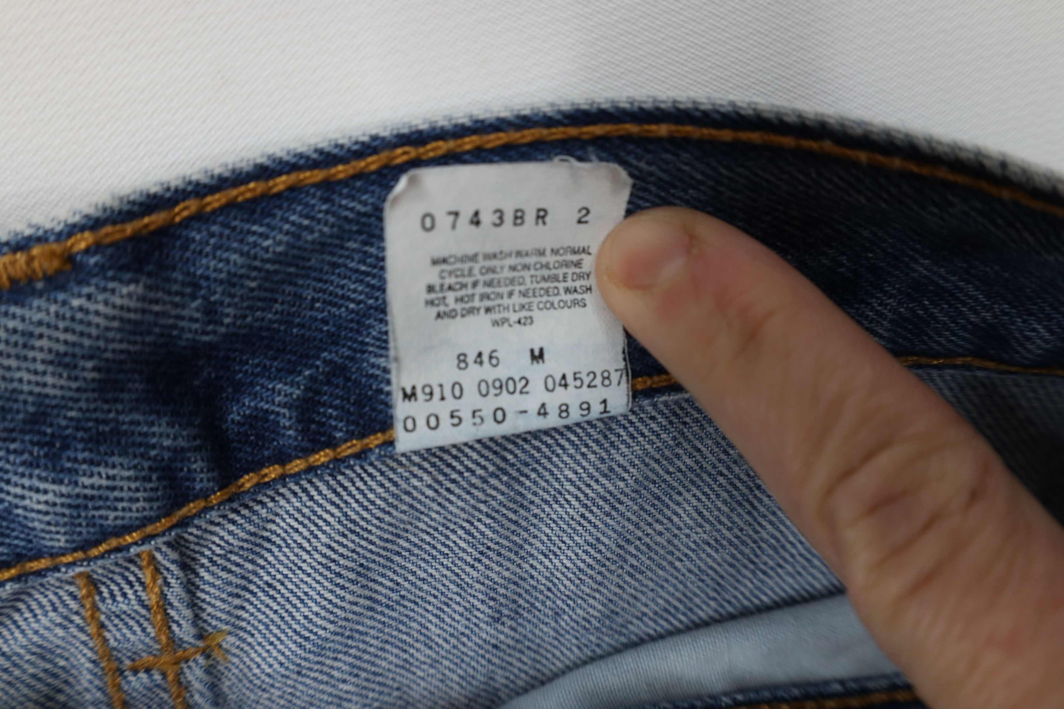 Levi's Vintage Y2K 2002 Levis 550 Fit Denim Jeans Blue Cotton Size US 34 / EU 50 - 8 Thumbnail