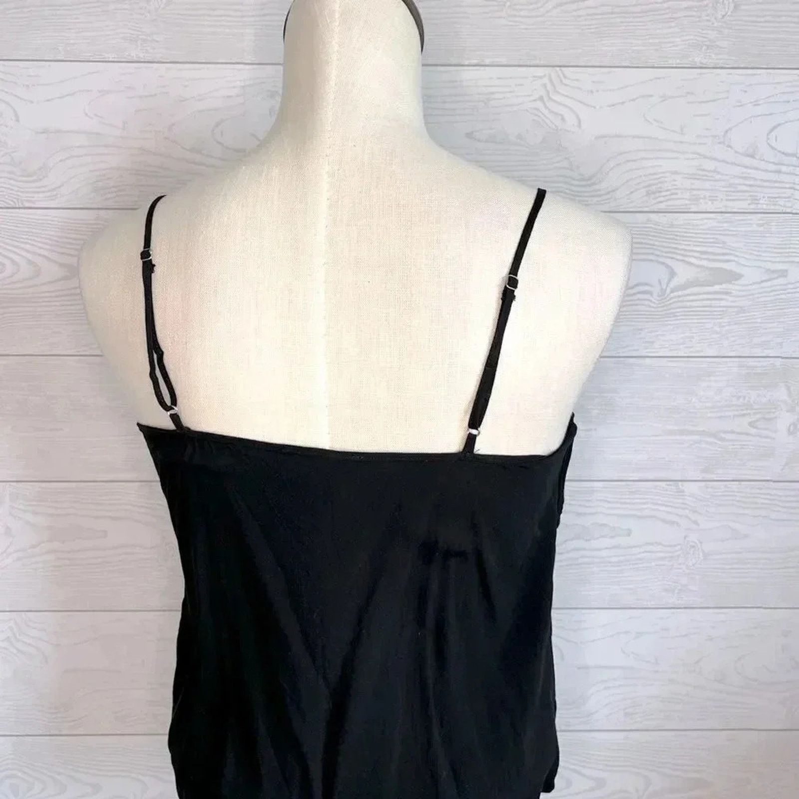 Forever 21 Forever 21 Black Ruffle Cami Top Small S Whimsigoth Grunge Size S / US 4 / IT 40 - 4 Thumbnail
