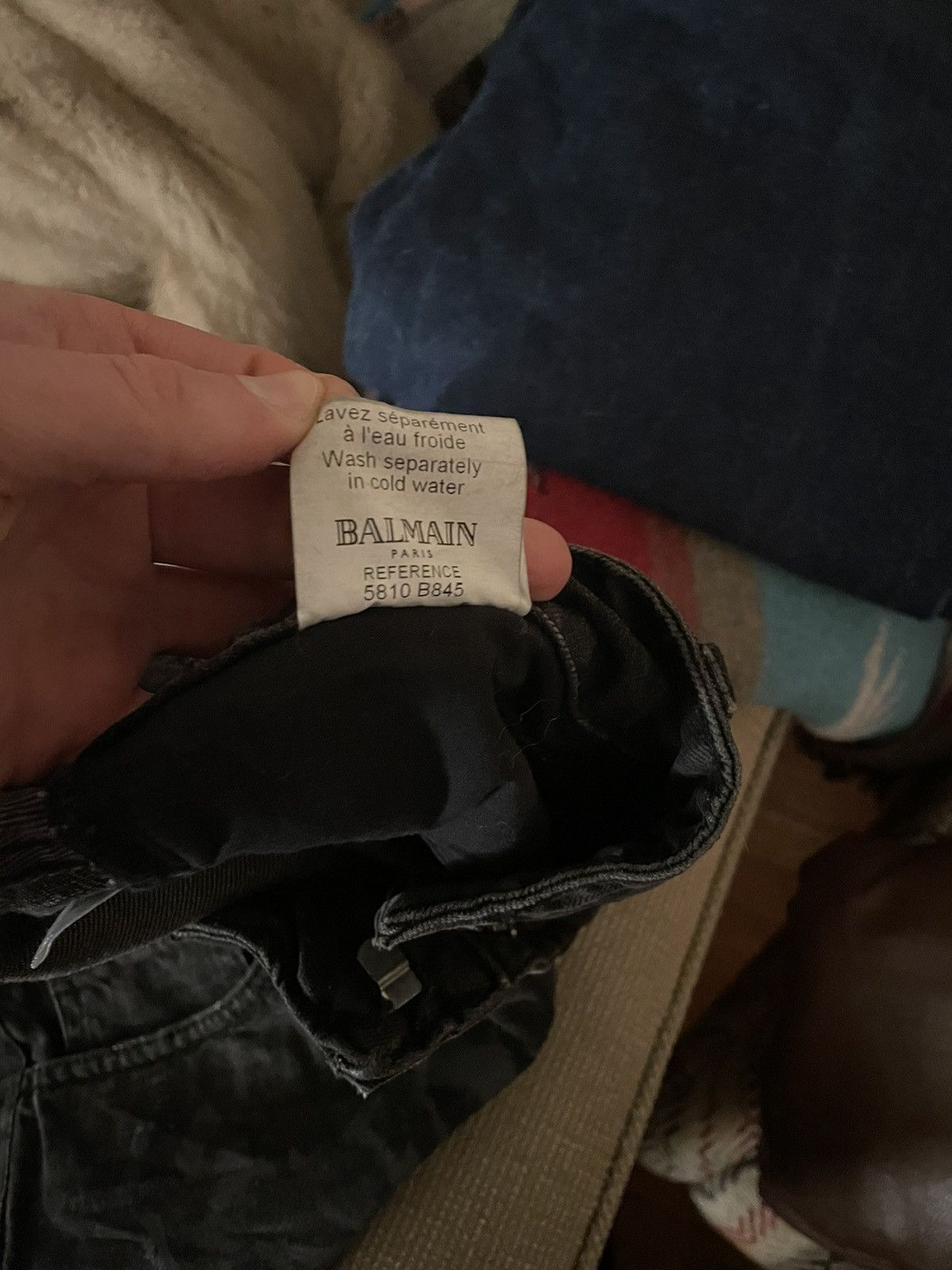 Balmain Balmain AW2009 chainmail biker jeans by Decarnin Size 29" - 11 Thumbnail