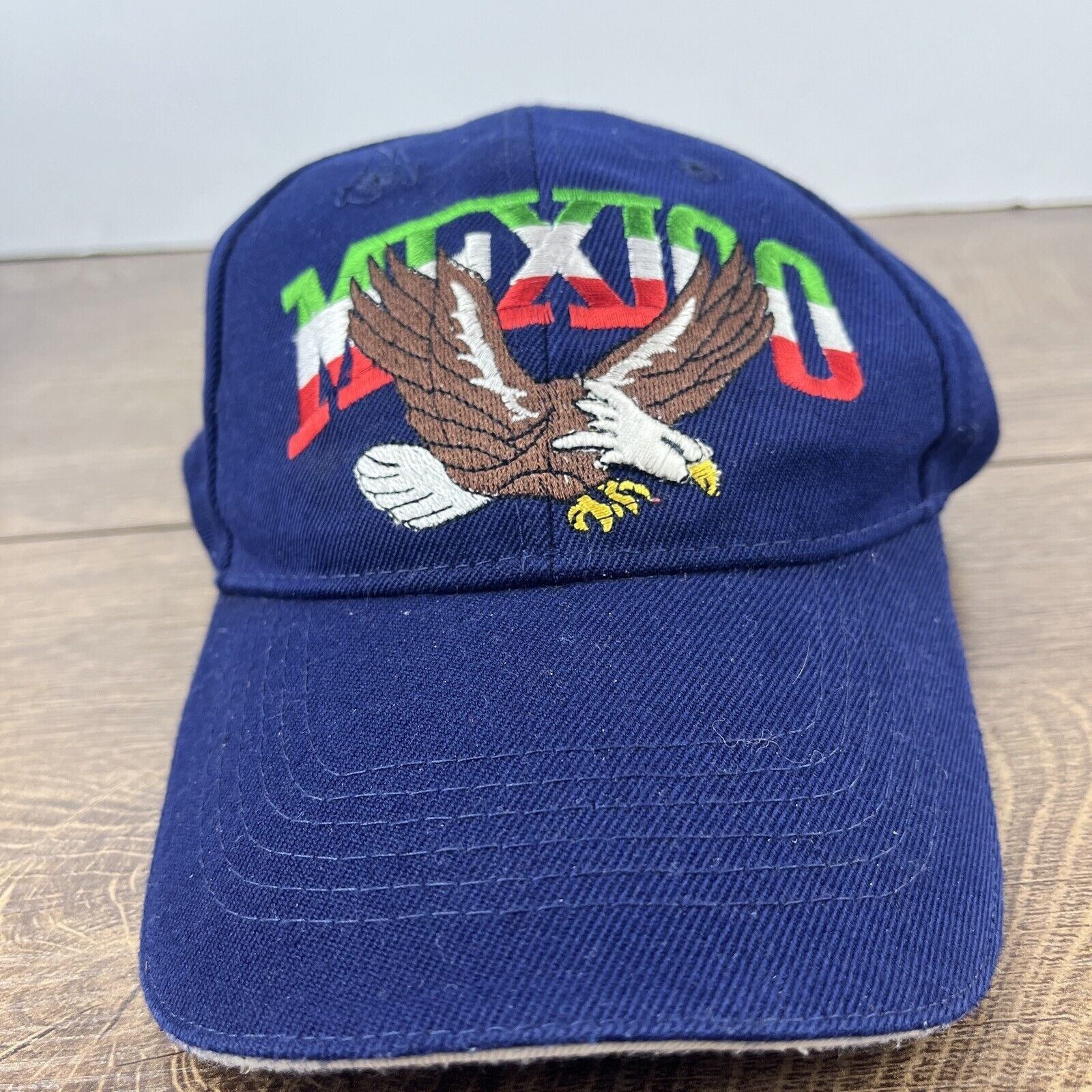 Other Mexico Hat Bald Eagle Mexico Blue Hat Adjustable Adult Size Size ONE SIZE - 3 Thumbnail
