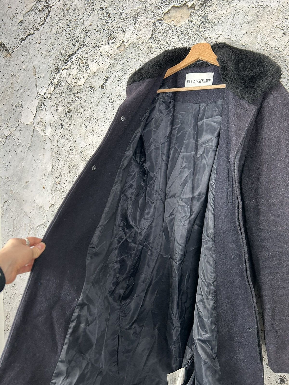 Han Kjobenhavn Han Kjobenhavn Wool Coat Designer Avantgarde Vintage Rare Size US L / EU 52-54 / 3 - 4 Thumbnail