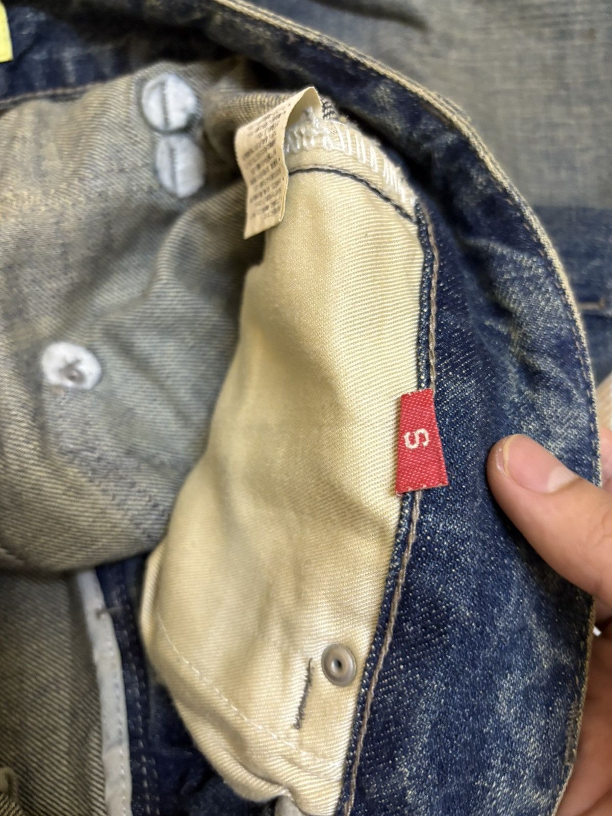 Designer Vintage Mili Mili Denim Jeans Japanese Fashion Designer Size US 31 - 20 Thumbnail