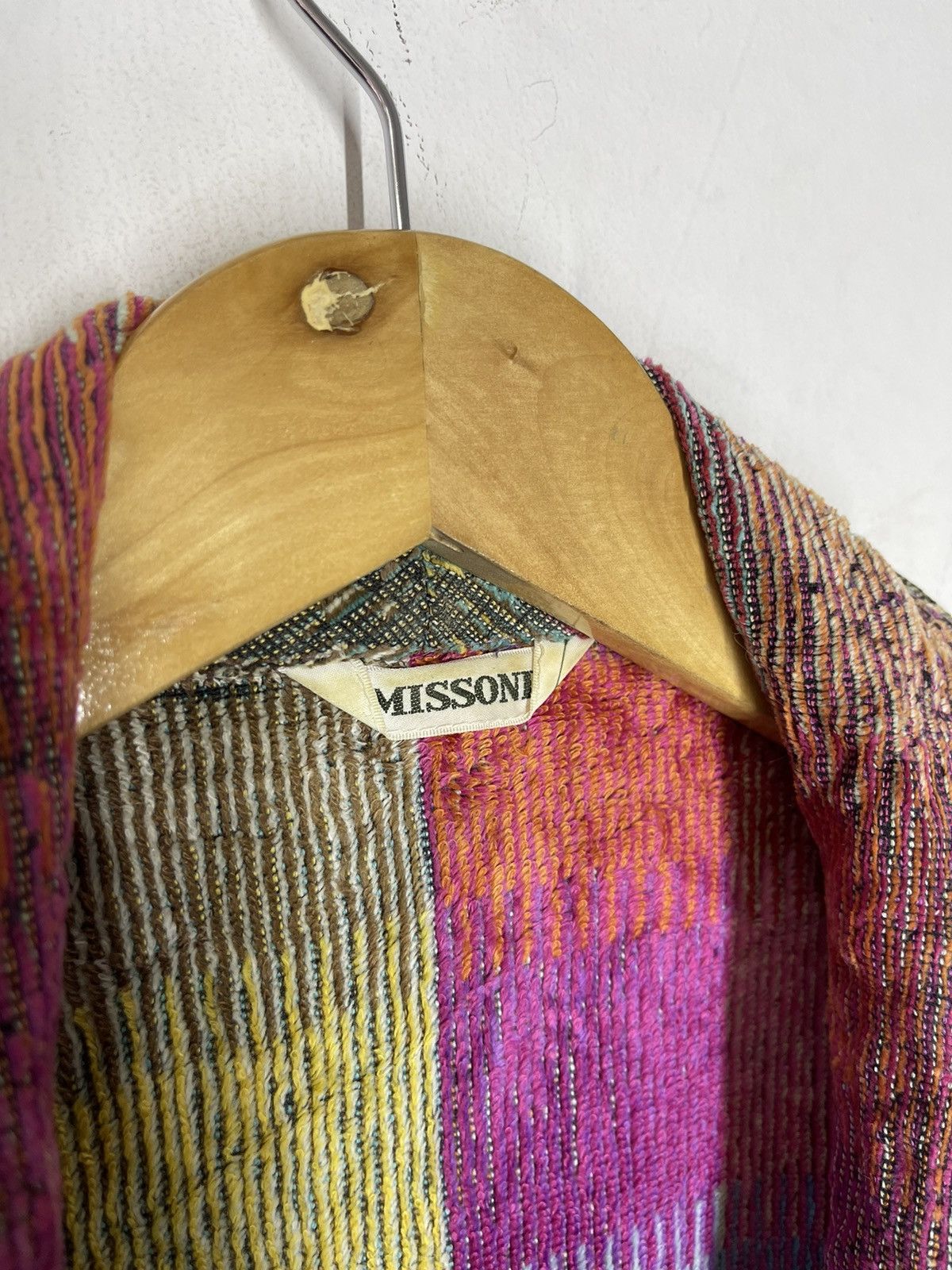 Missoni Vintage MISSONI Bath Robe Corduroy Patches Designed Size M / US 6-8 / IT 42-44 - 4 Thumbnail