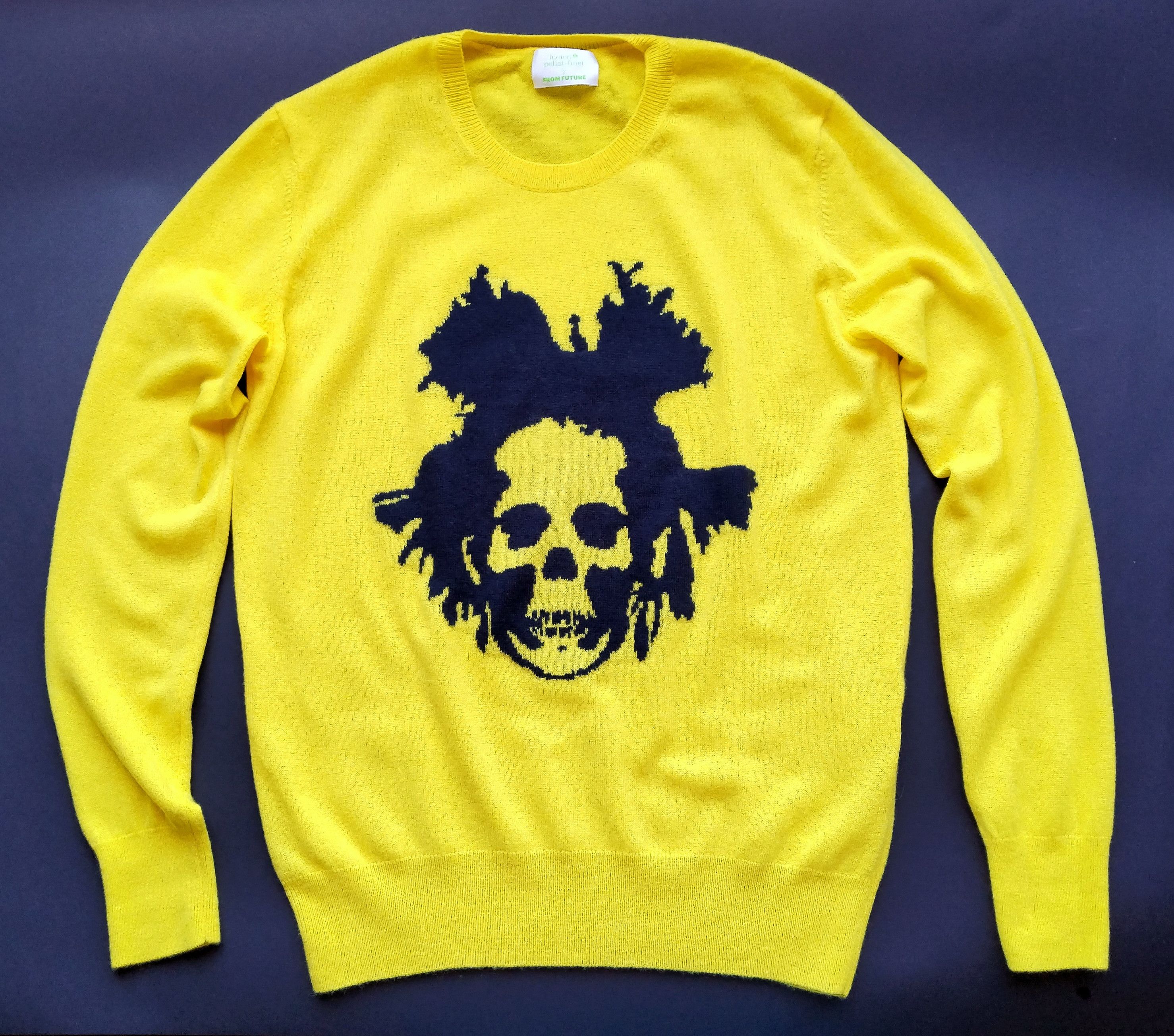 Lucien Pellat-Finet 'Flying' dreadlocks skull cashmere jumper Size S / US 4 / IT 40 - 4 Thumbnail
