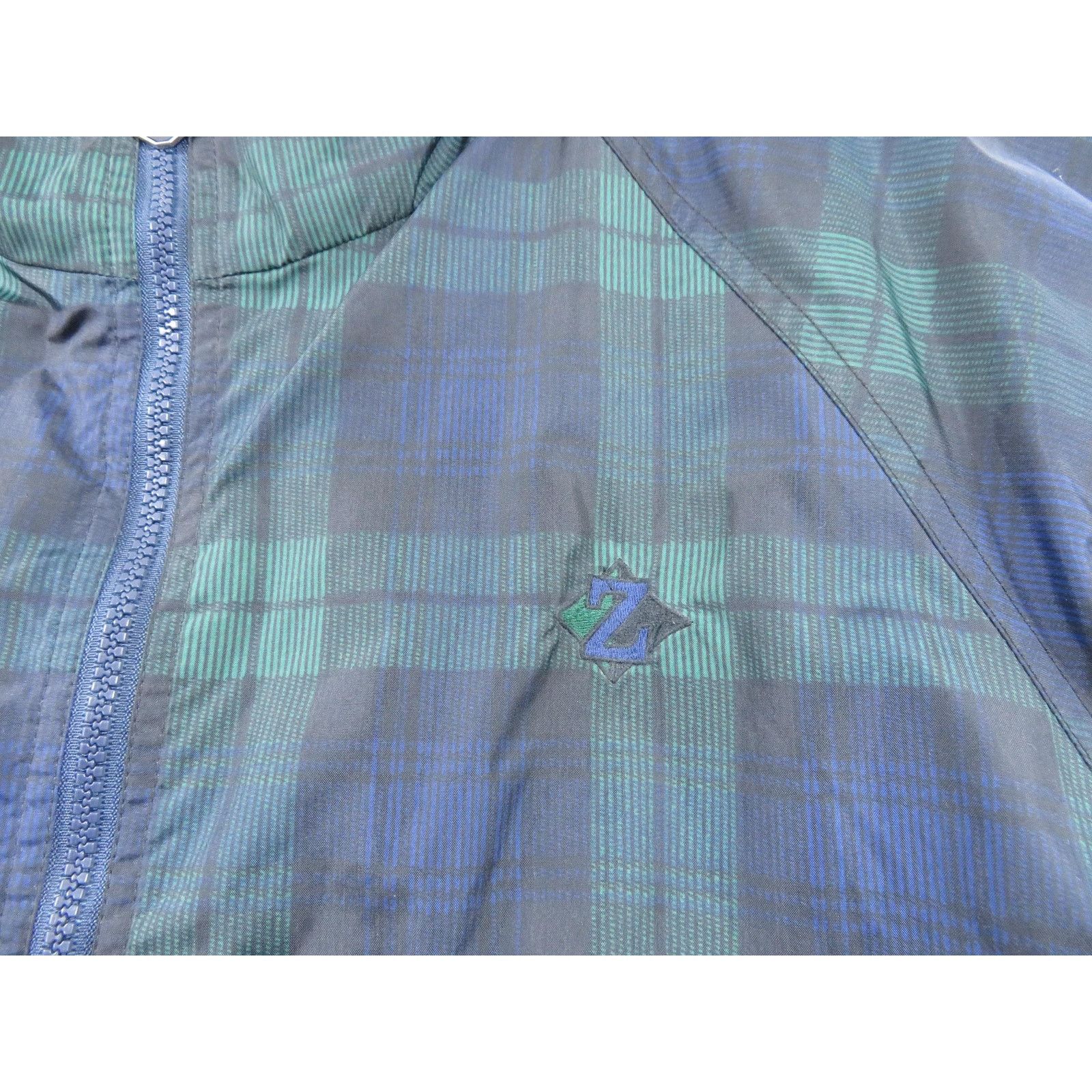 Jerzees Jerzees Windbreaker Blue Green Plaid Jacket Sz S 1990s Size US S / EU 44-46 / 1 - 4 Thumbnail
