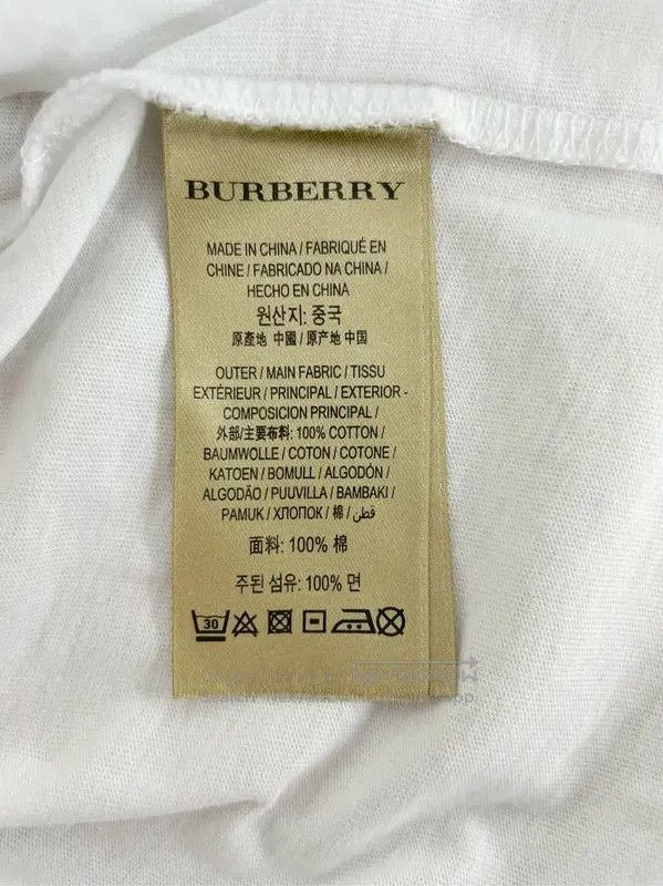 Burberry Burberry White Cotton Women's T-Shirt. Size S / US 4 / IT 40 - 7 Thumbnail