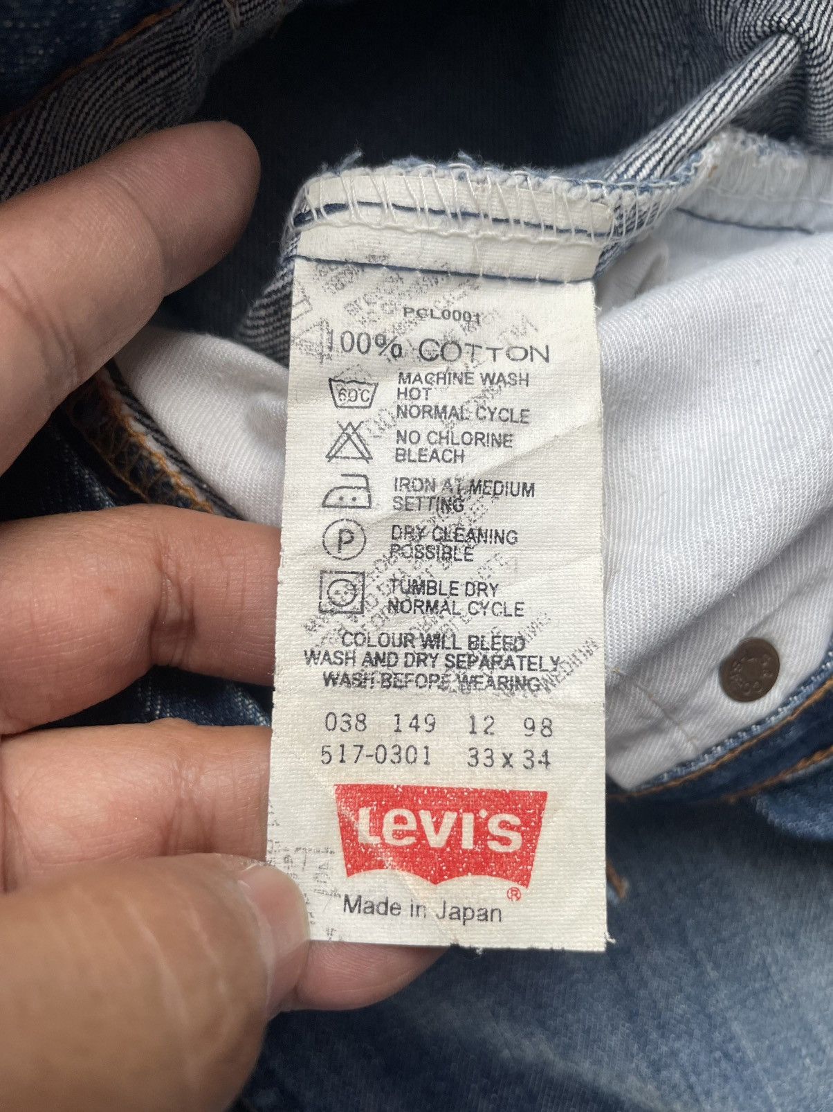 Levi's Vintage 1998 Levis 517 Size US 30 / EU 46 - 13 Thumbnail