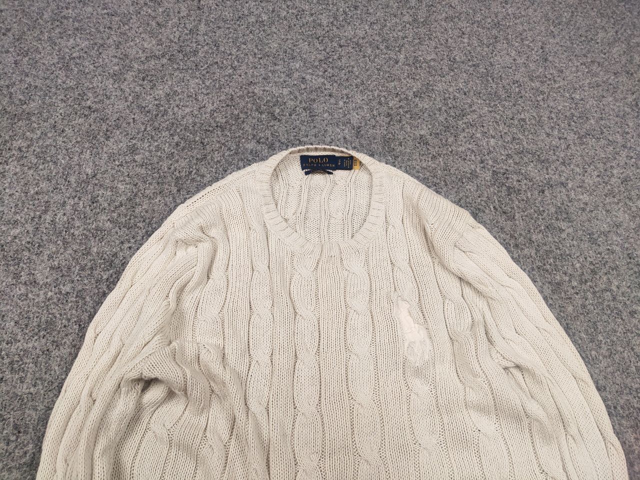 Polo Ralph Lauren Polo Ralph Lauren Big pony knit Pima cotton cable sweater Size US S / EU 44-46 / 1 - 5 Thumbnail