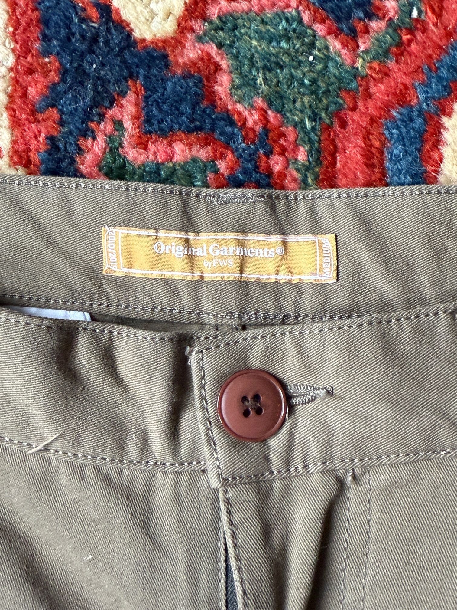FrizmWORKS FrizmWORKS Men's OG Haworth One Tuck Trousers in Olive Size US 32 / EU 48 - 2 Thumbnail