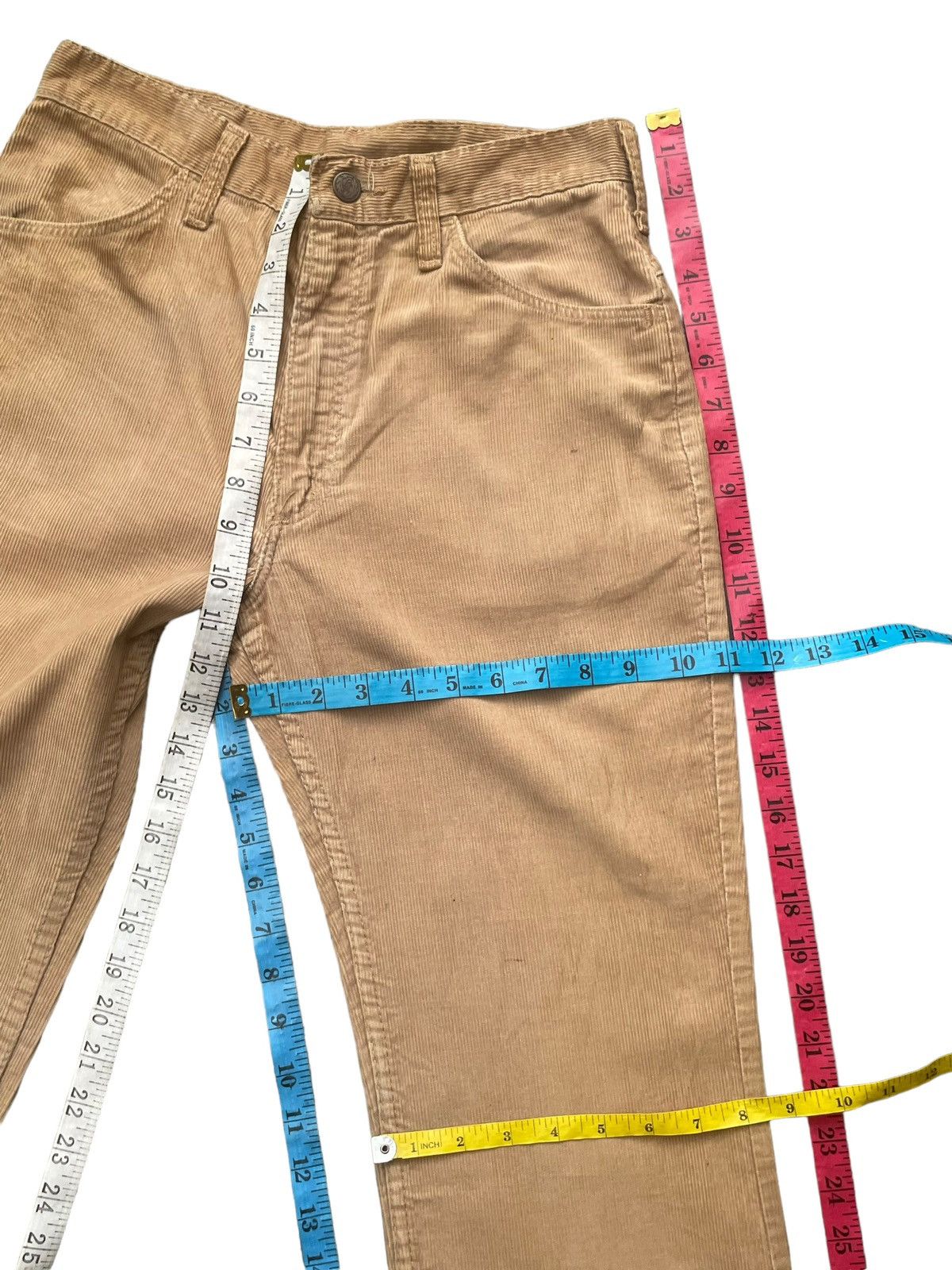 Rustler × Vintage × Wrangler Vintage 70’s Flare Rustler Wrangler Coduroy Size US 29 - 18 Thumbnail