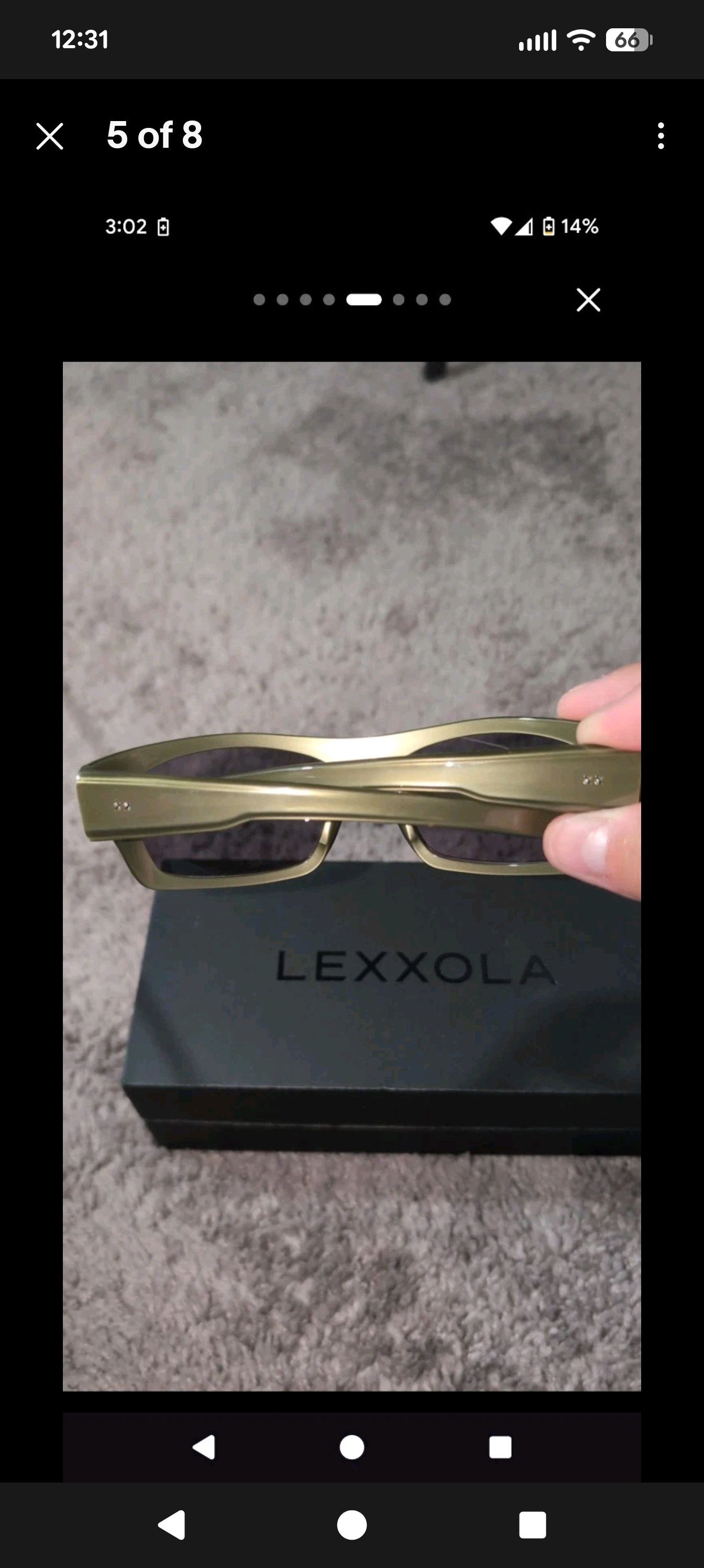 Vintage Lexxola Neo Sunglasses In Moss Green - Full Og Box Set, Men's — image 3 of 6