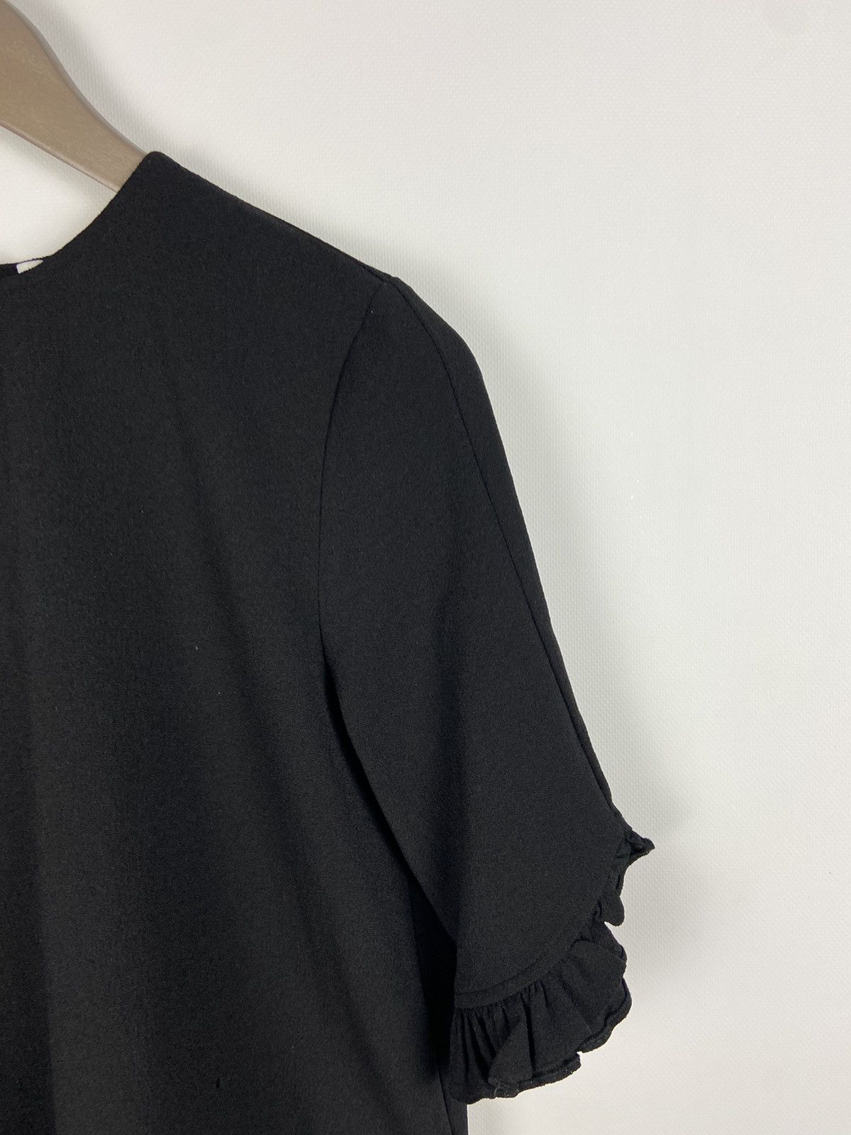 Designer × Ganni GANNI Clark Top Blouse Womens Black Size XXS / US 00 / IT 34 - 3 Thumbnail