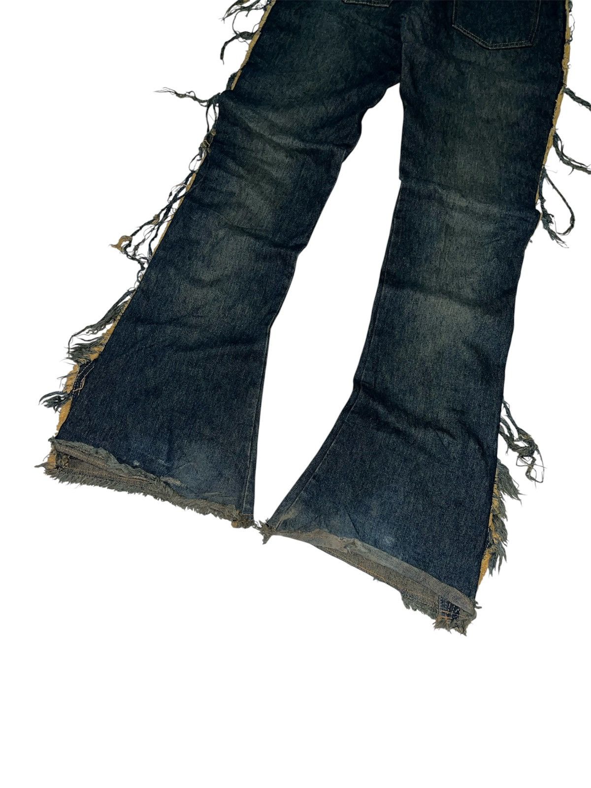 Seditionaries JOUERAUX ECHECS FLARE JEANS x JAPAN BRAND x VINTAGE Size US 33 - 6 Thumbnail