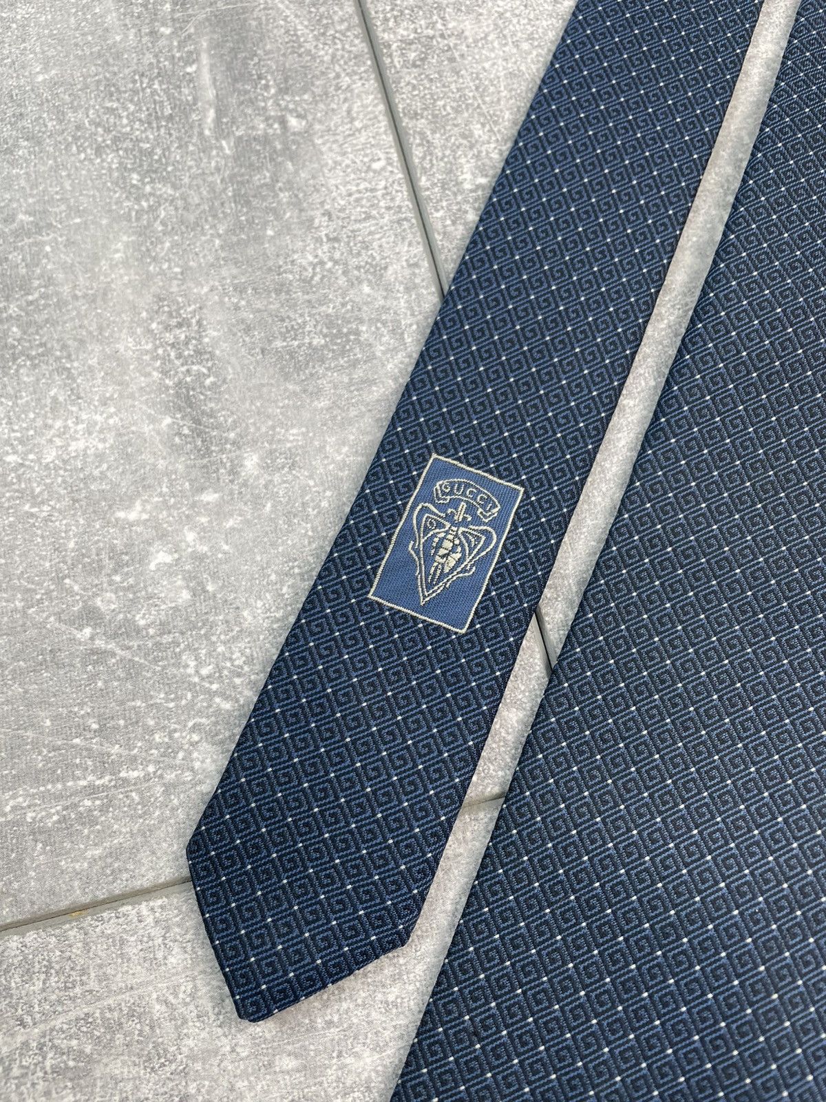 Gucci Gucci Silk Tie Mens Made In Italy Size ONE SIZE - 3 Thumbnail